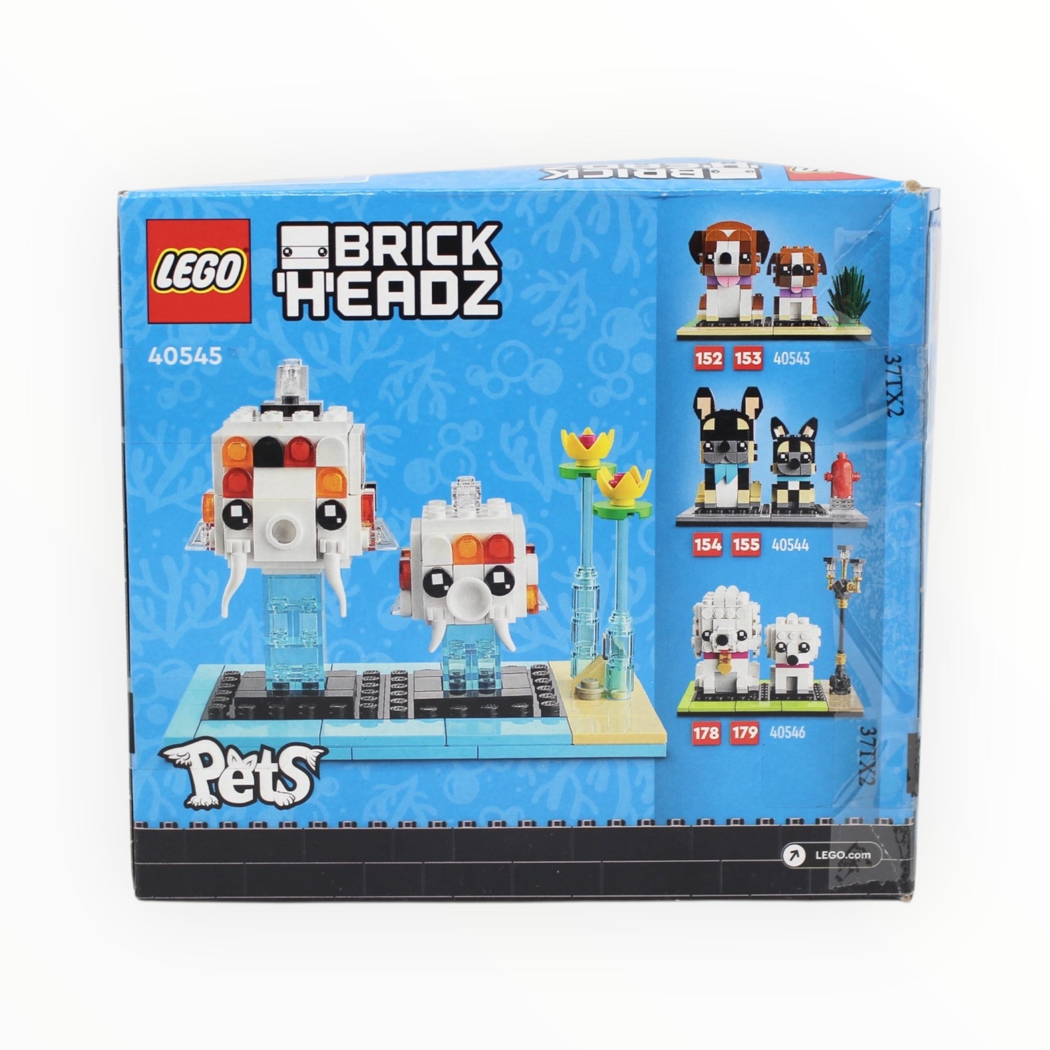Certified Used Set 40545 BrickHeadz Koi Fish