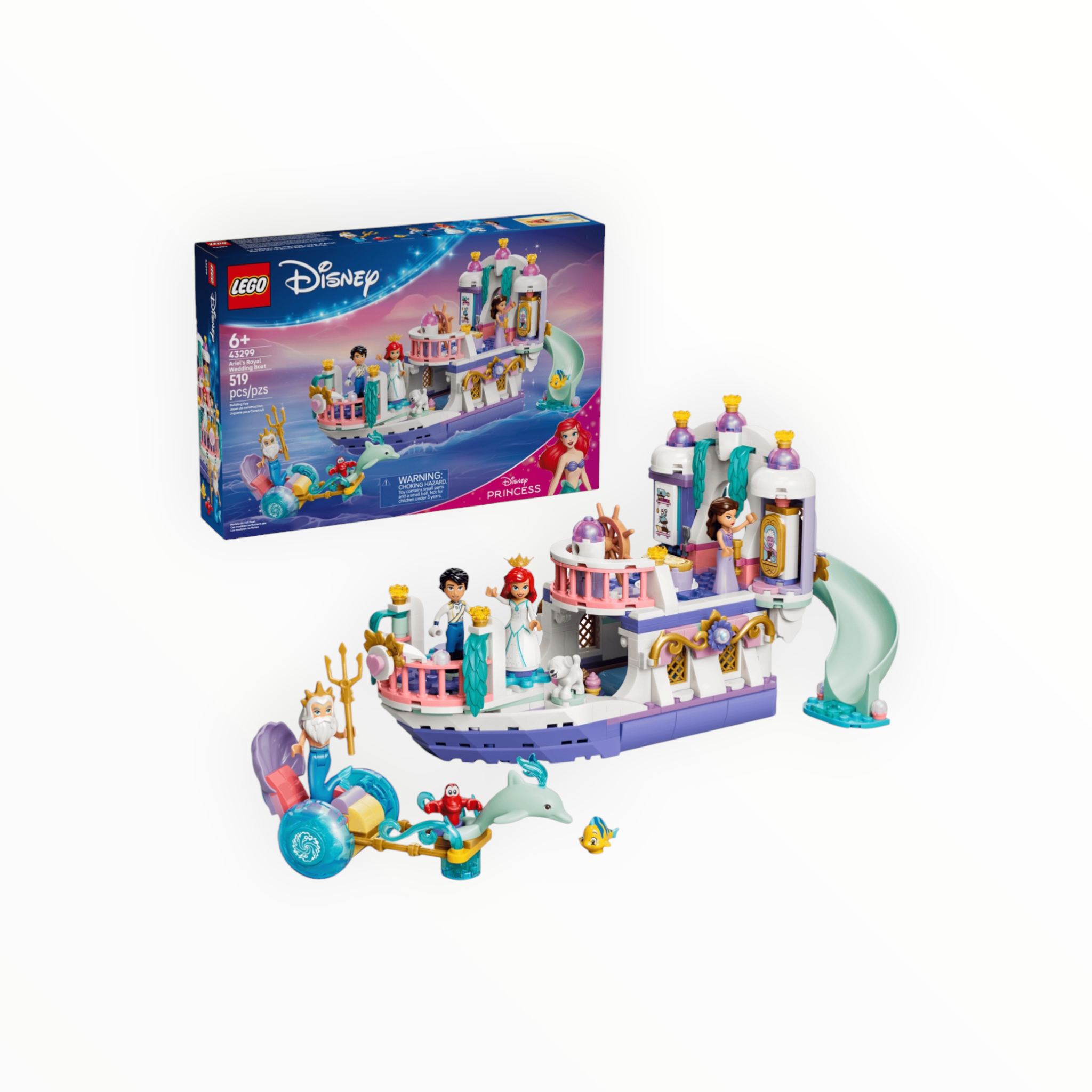 43299 Disney Princess Ariel's Royal Wedding Boat