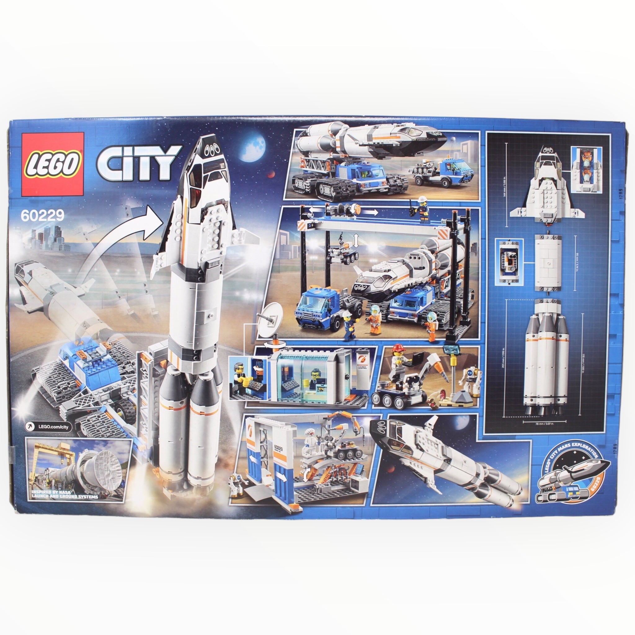 Retired Set 60229 City Rocket Assembly & Transport