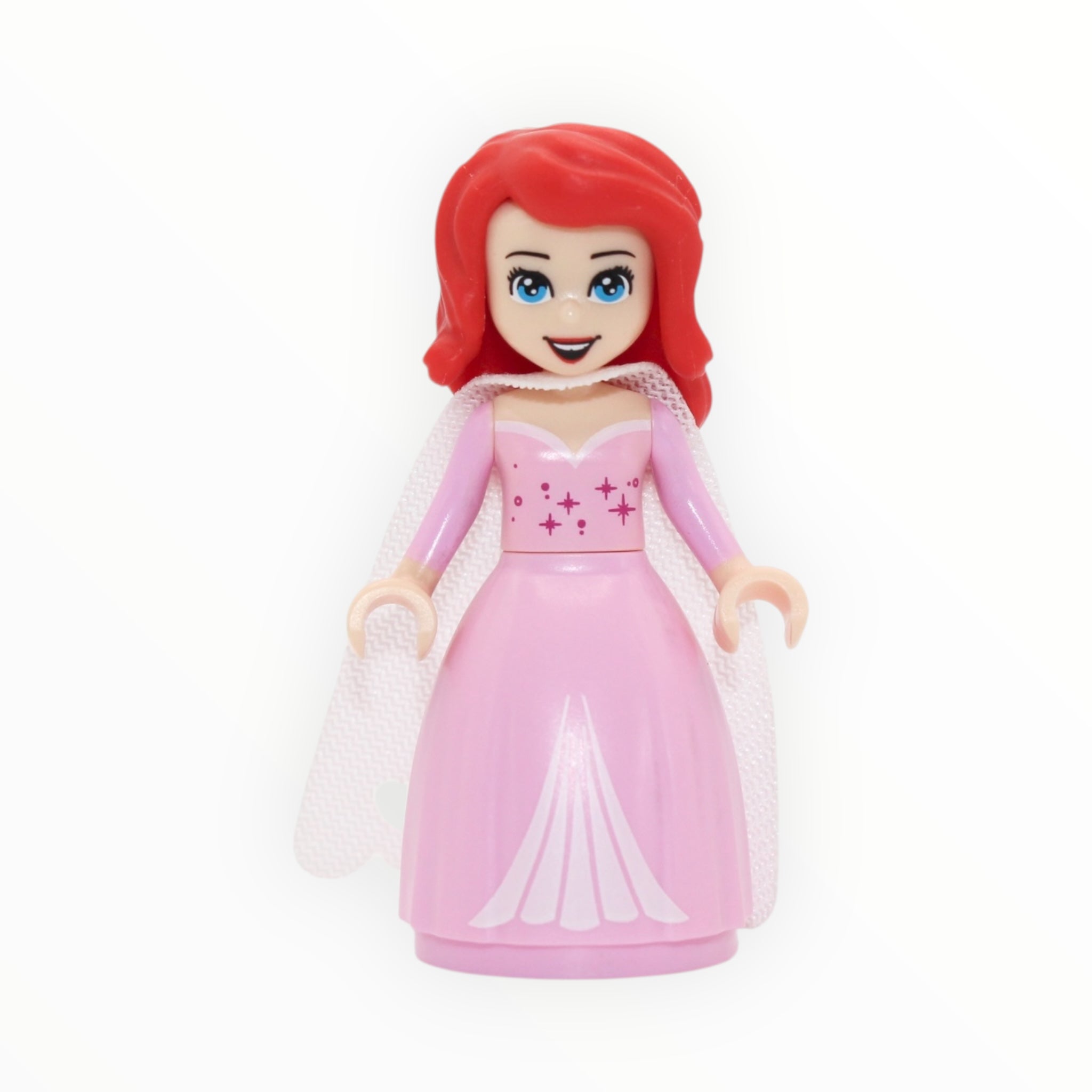 Ariel (bright pink dress, white cape, 2018)