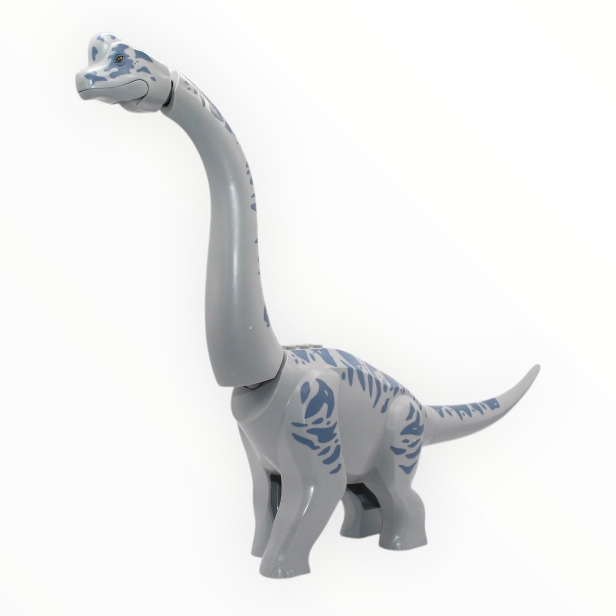 Brachiosaurus (light bluish gray with sand blue stripes)