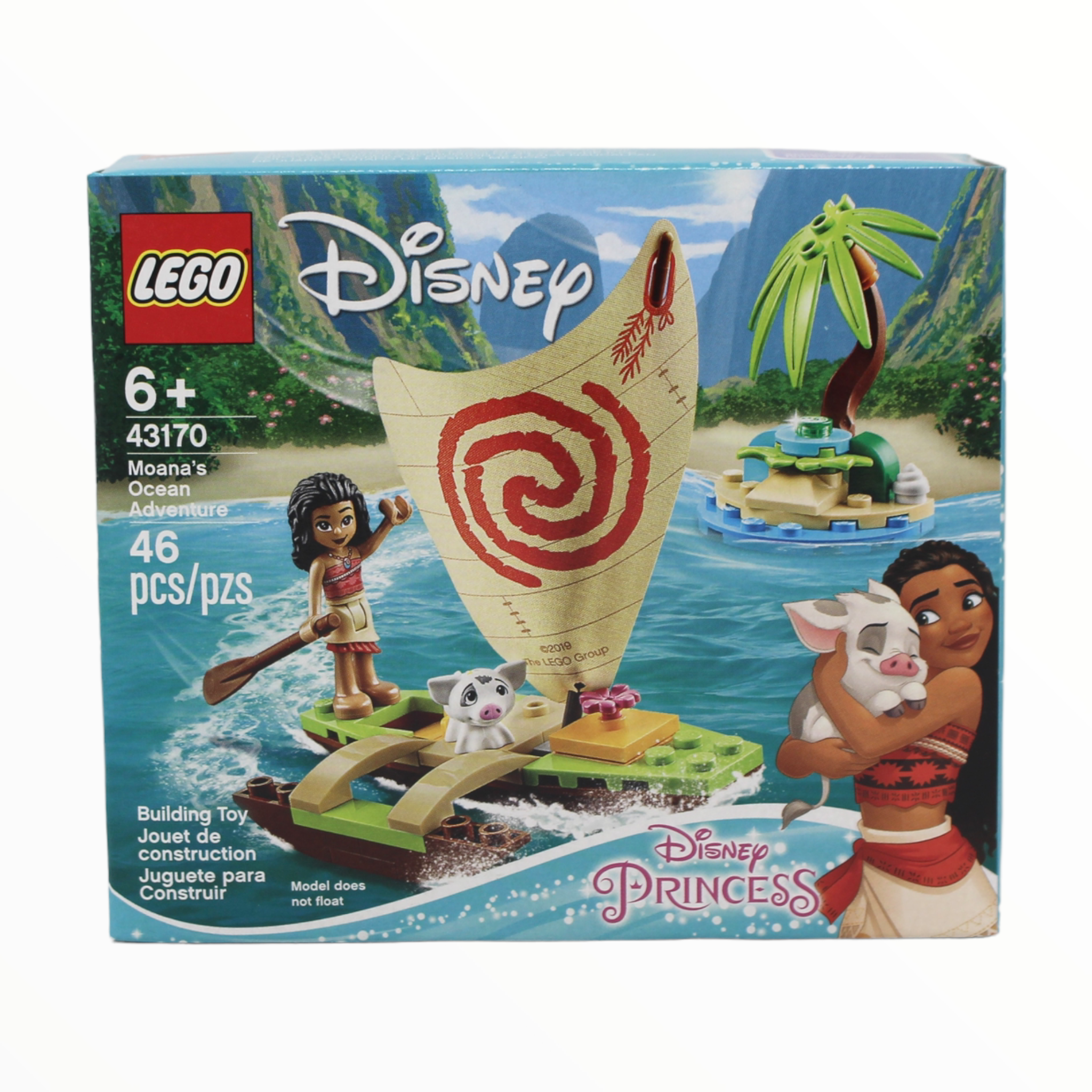 Retired Set 43170 Disney Moana’s Ocean Adventure