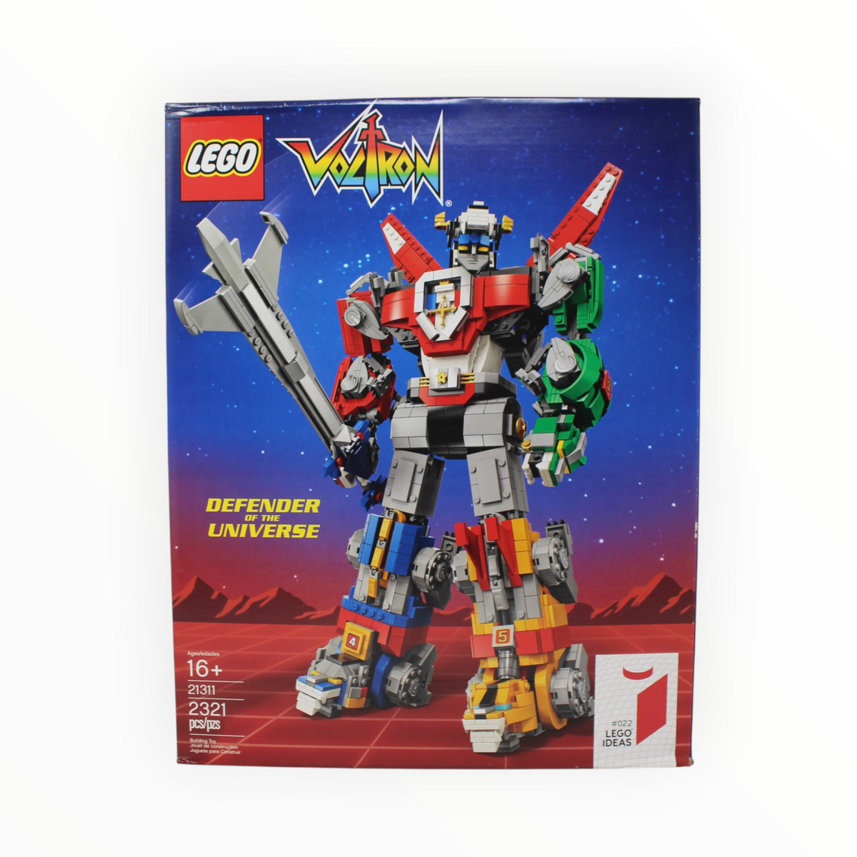 Retired Set 21311 LEGO Ideas Voltron (some box damage)