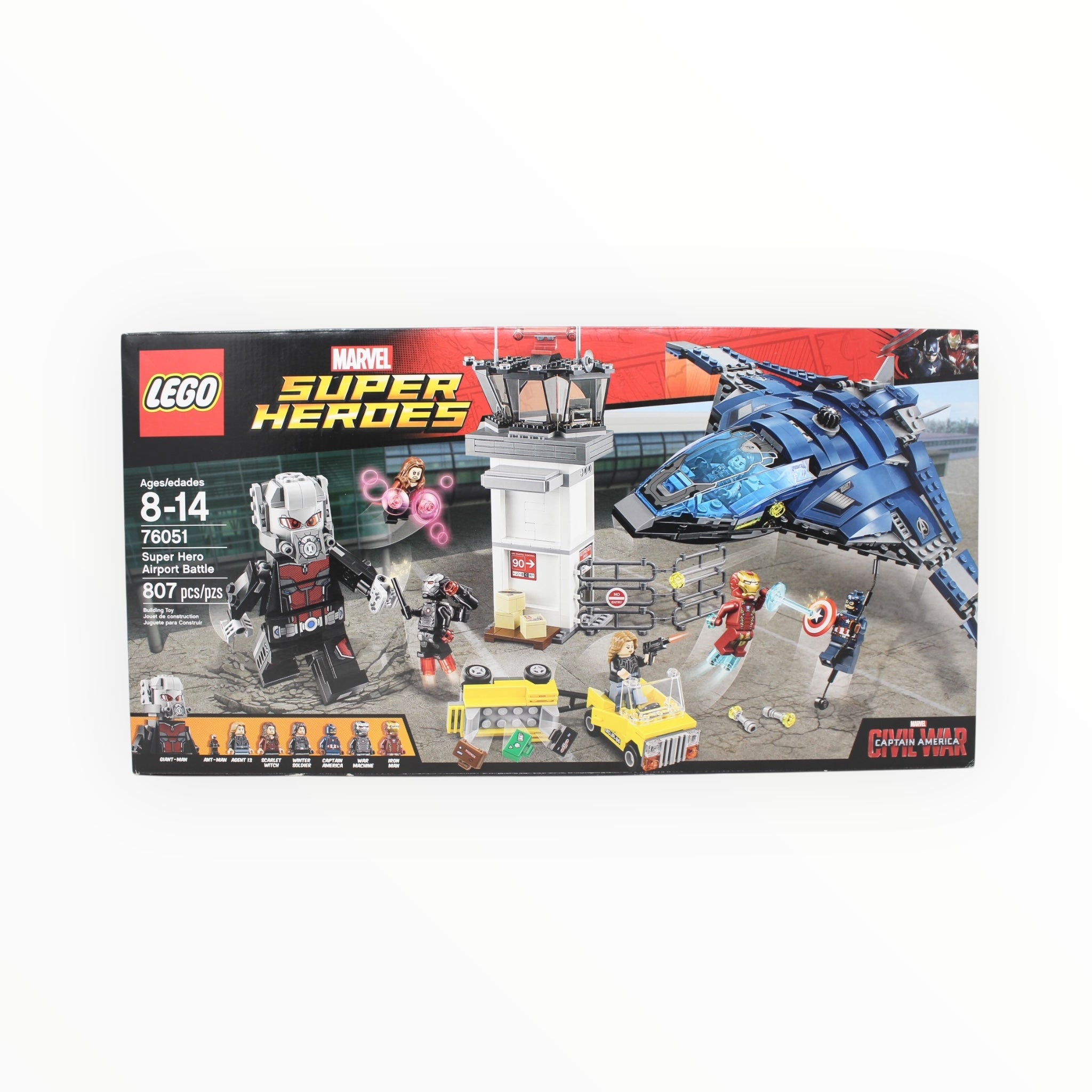 Retired Set 76051 Marvel Super Heroes Super Hero Airport Battle (slight box damage)