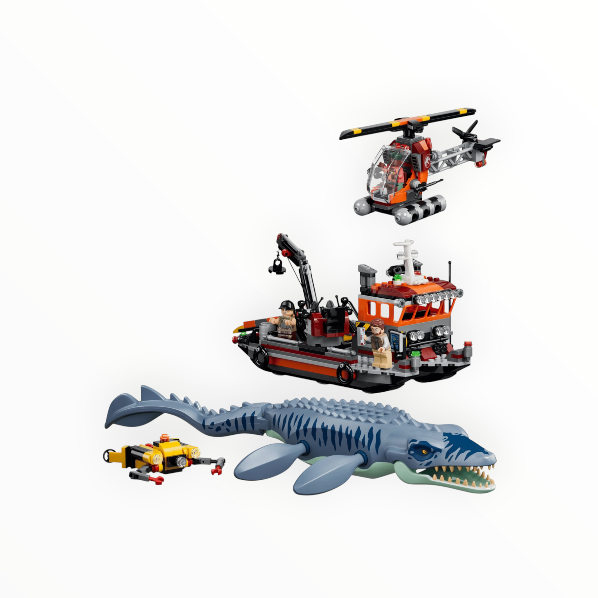 77983 Jurassic World Mosasaurus Dinosaur Boat Attack