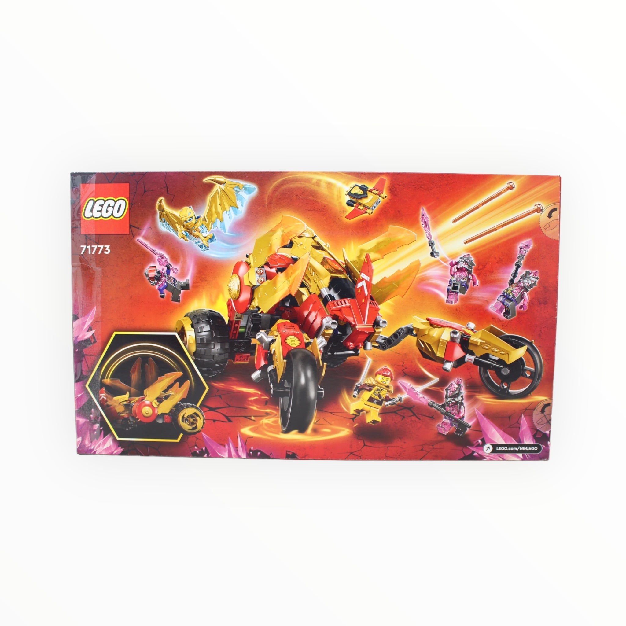 Certified Used Set 71773 Ninjago Kai’s Golden Dragon Raider