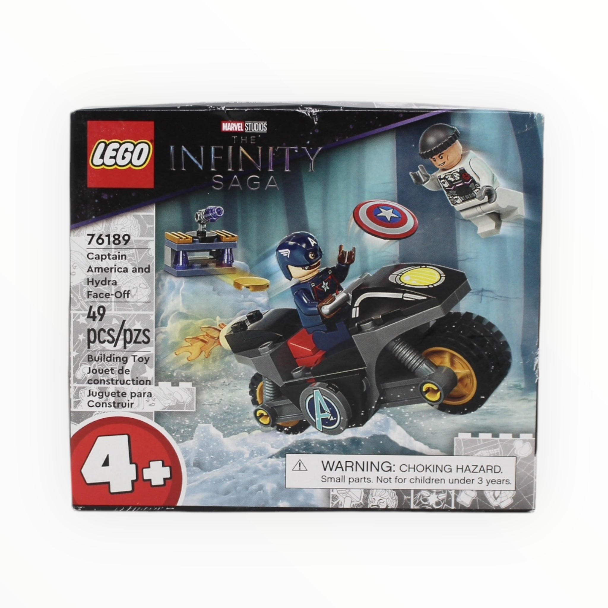 Retired Set 76189 Infinity Saga Captain America and Hydra Face-Off