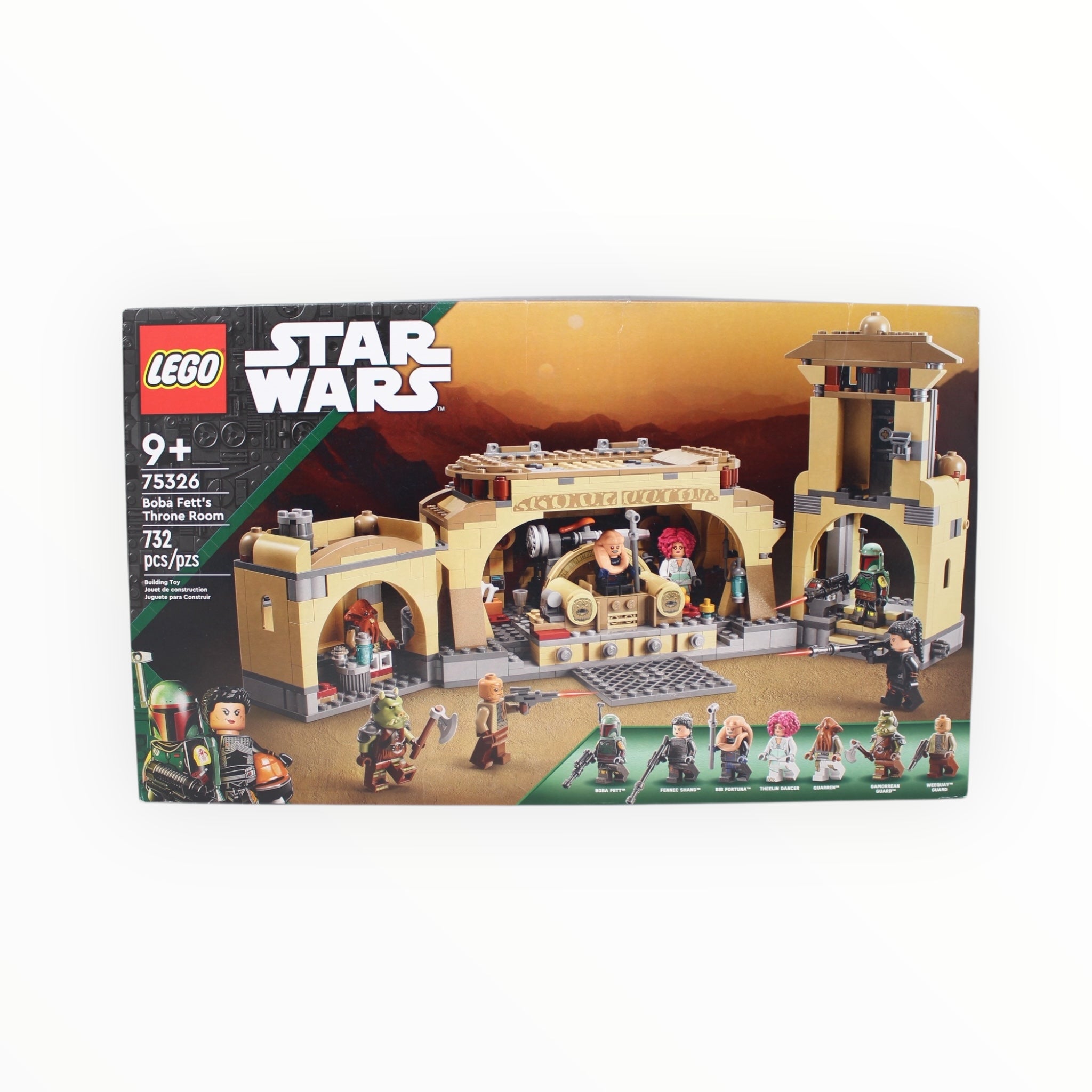 Retired Set 75326 Star Wars Boba Fett’s Throne Room (damaged box)