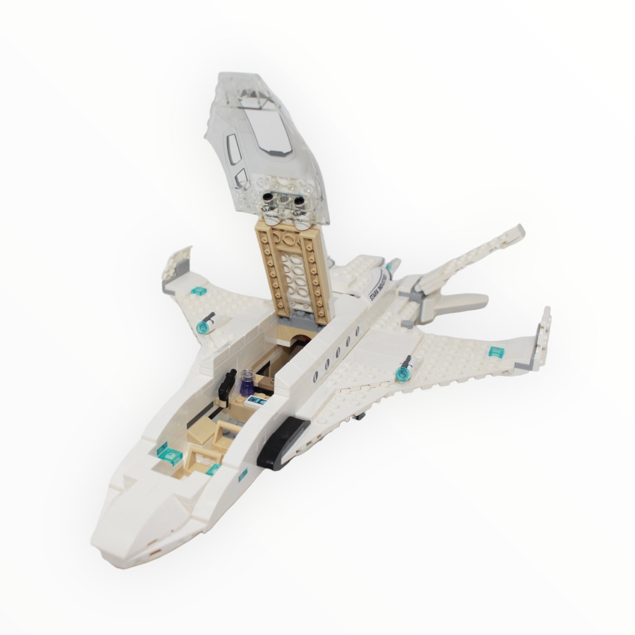 Used Set 76130 Spider-Man: Far From Home Stark Jet and the Drone Attack