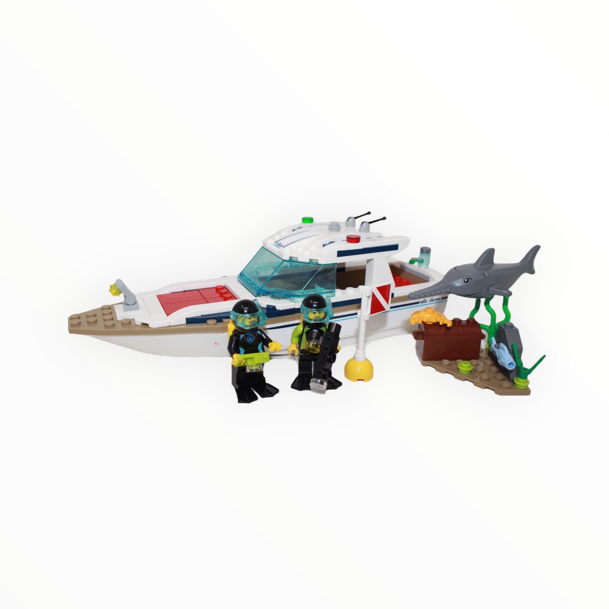 Used Set 60221 City Diving Yacht