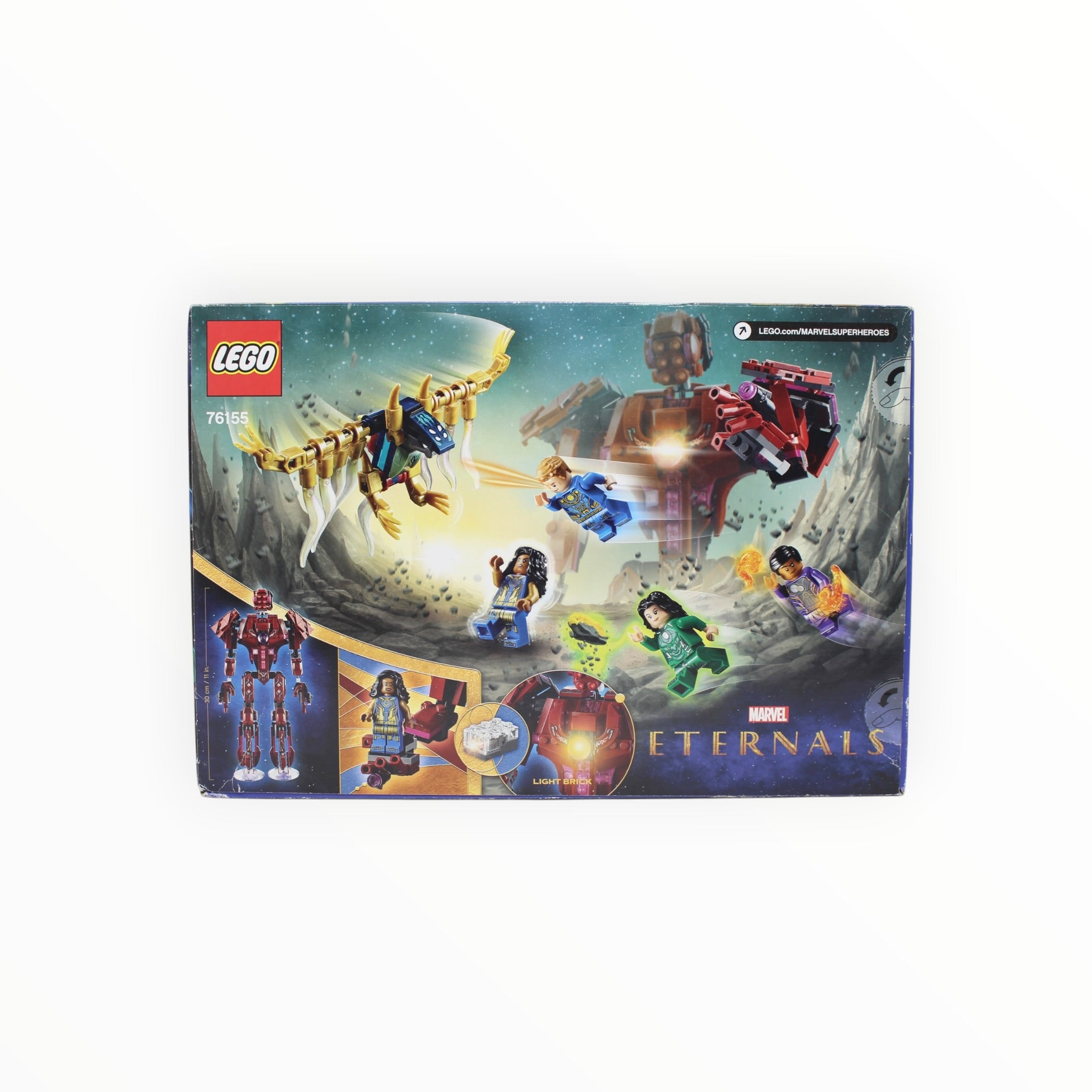 Retired Set 76155 Eternals In Arishem’s shadow (some box damage)