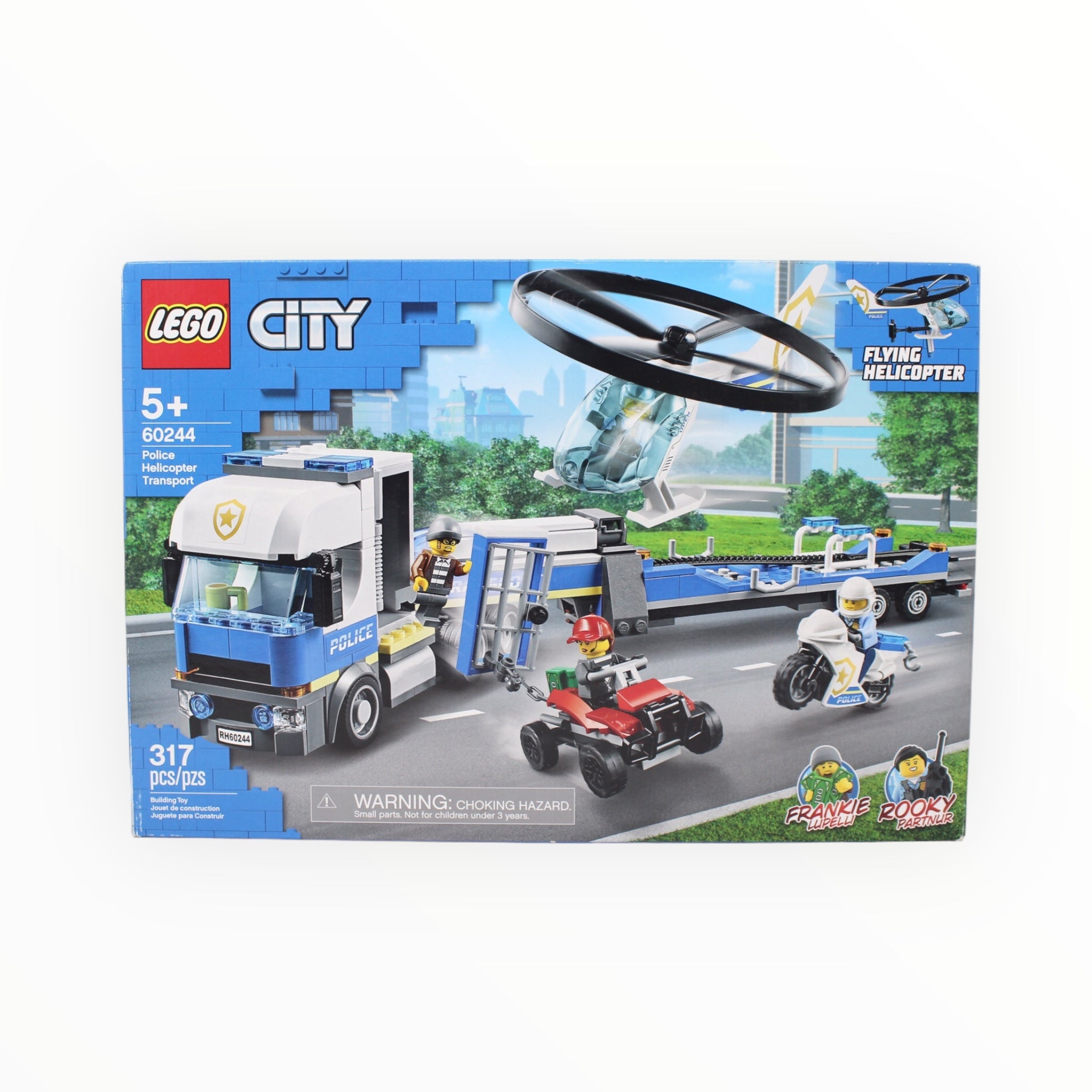 Retired Set 60244 City Police Helicopter Transport