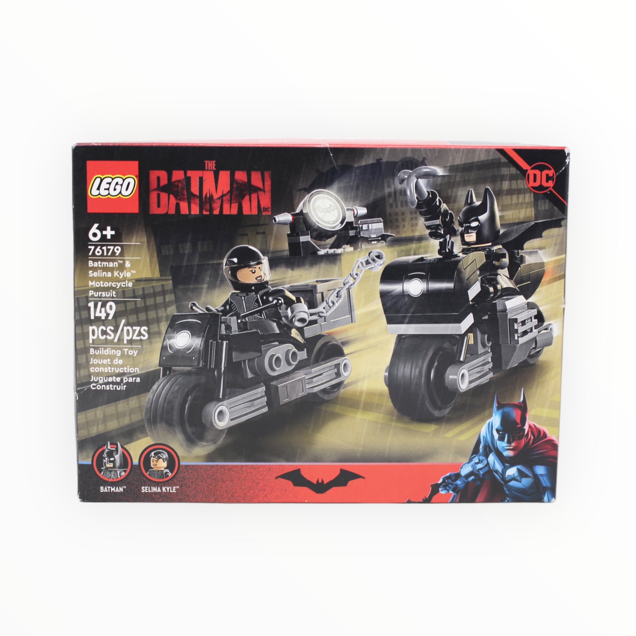 Retired Set 76179 The Batman & Selina Kyle Motorcycle Pursuit