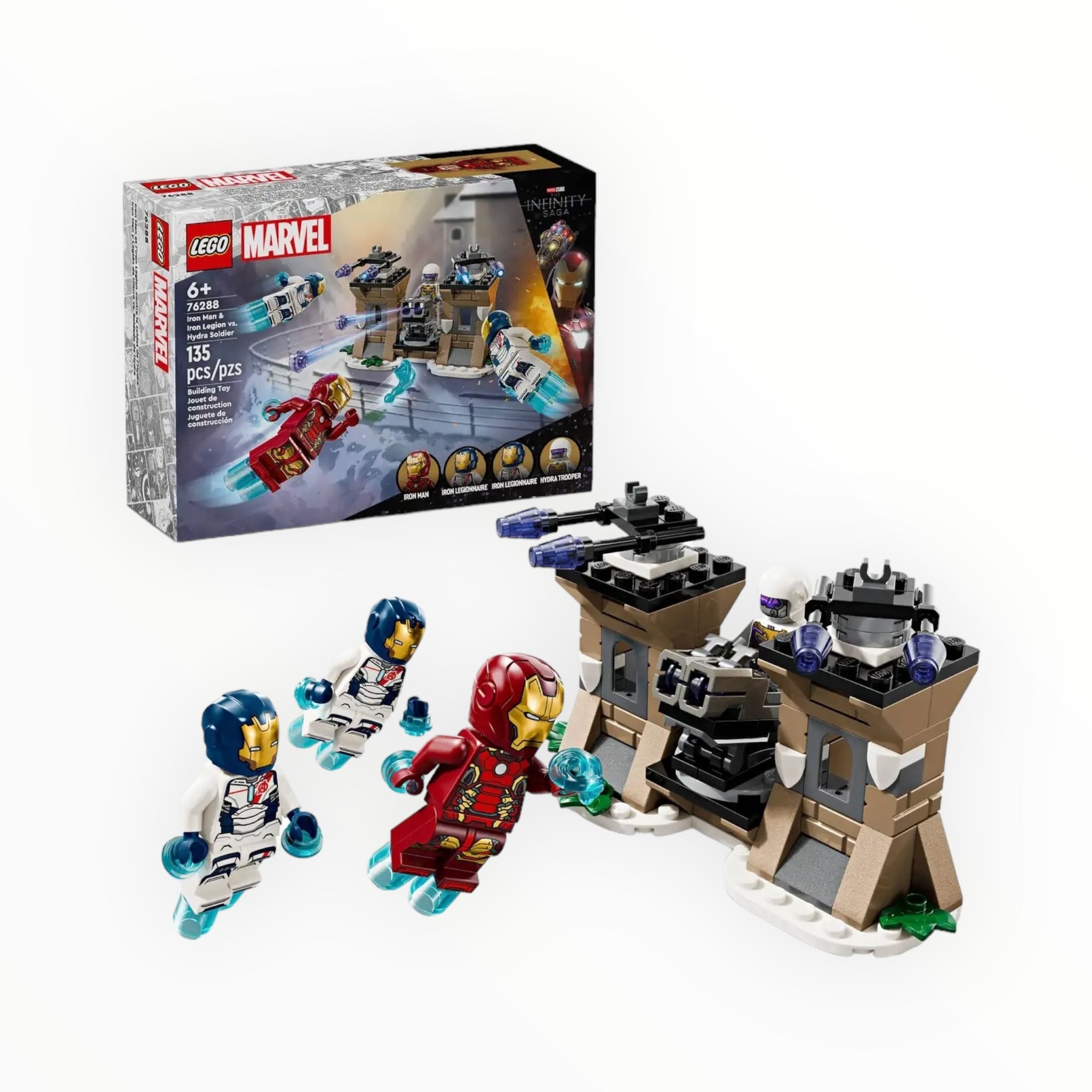 76288 Infinity Saga Iron Man & Iron Legion vs. Hydra Soldier