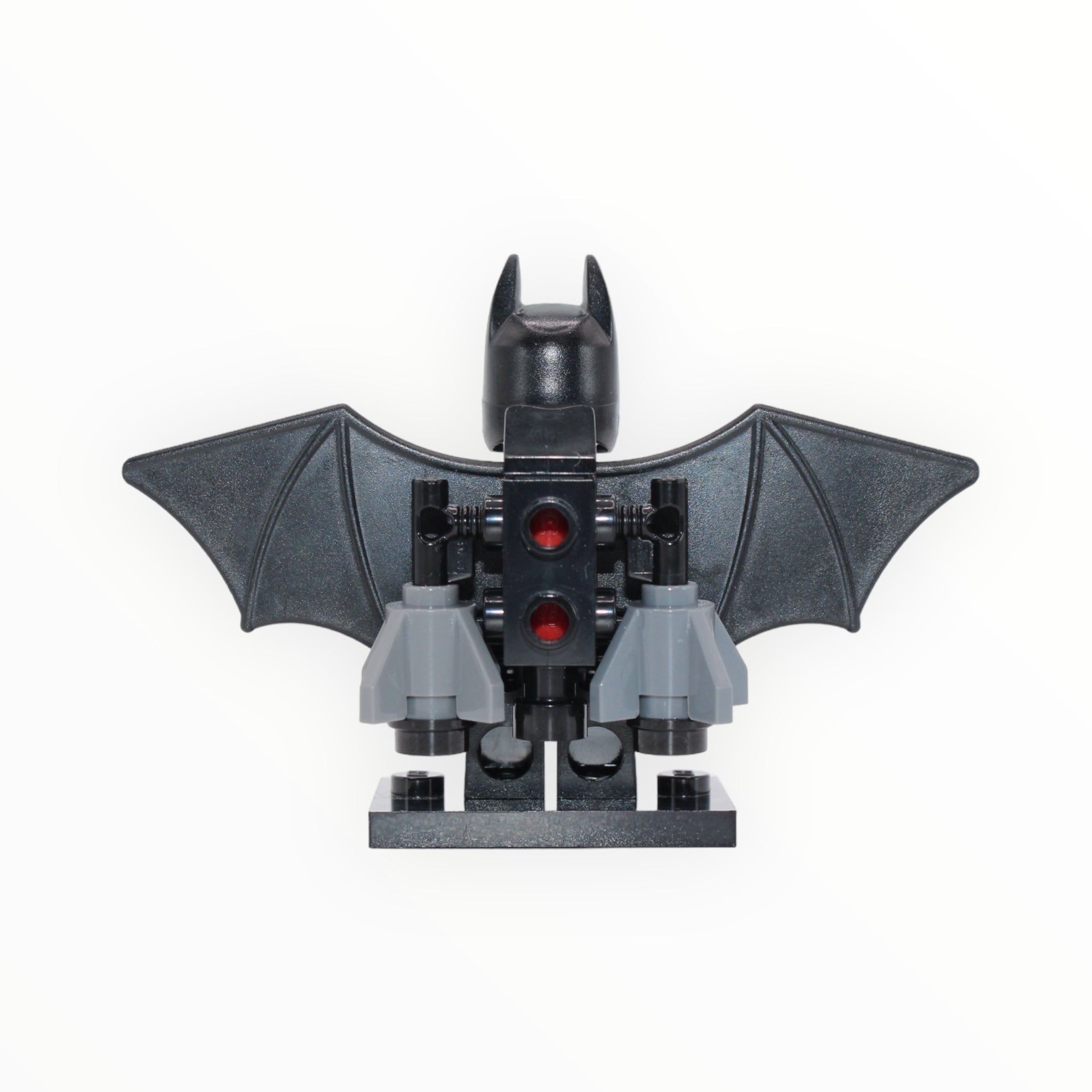 Batman (The LEGO Batman Movie, black wings with jet pack, clenched teeth / smile)