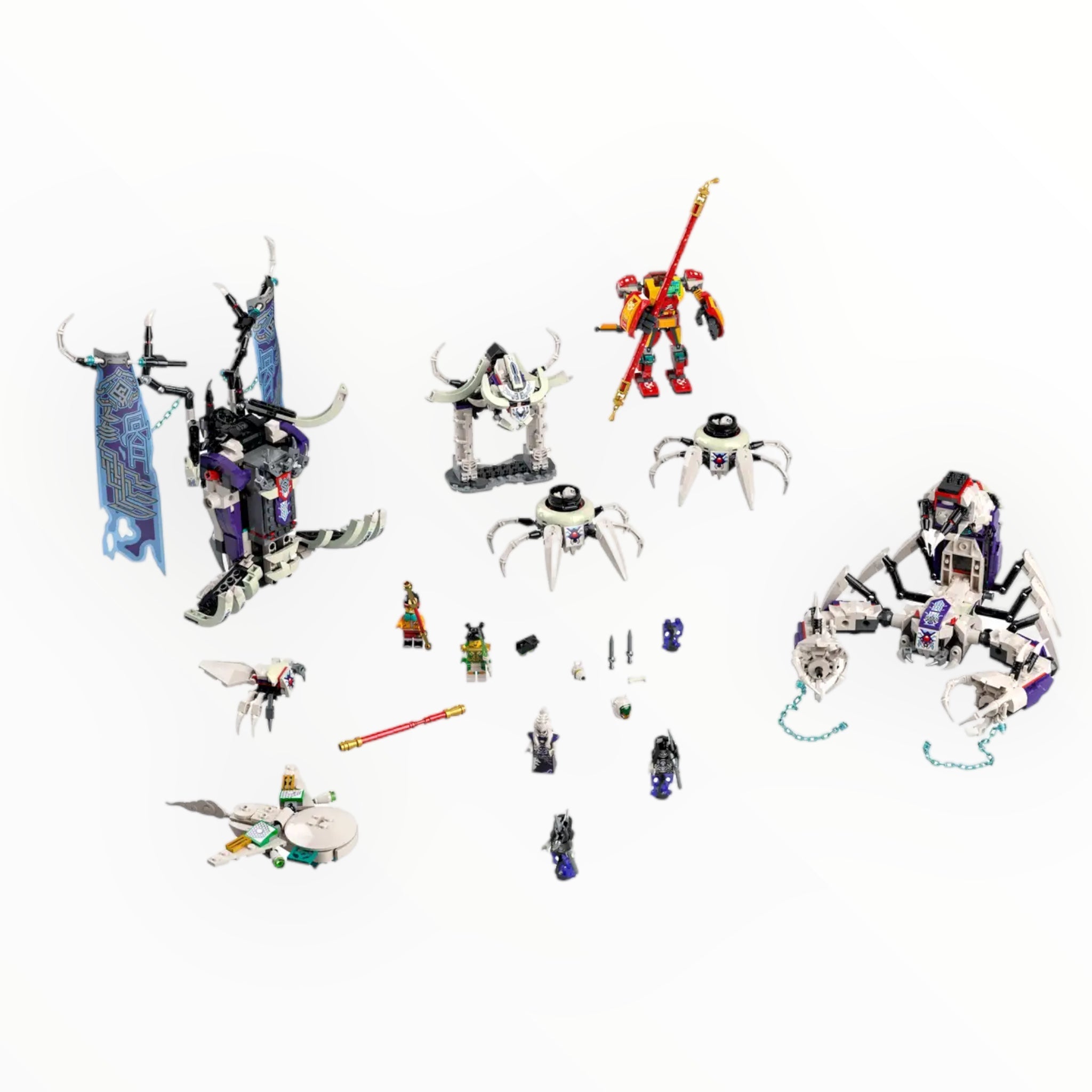 Retired Set 80028 Monkie Kid The Bone Demon