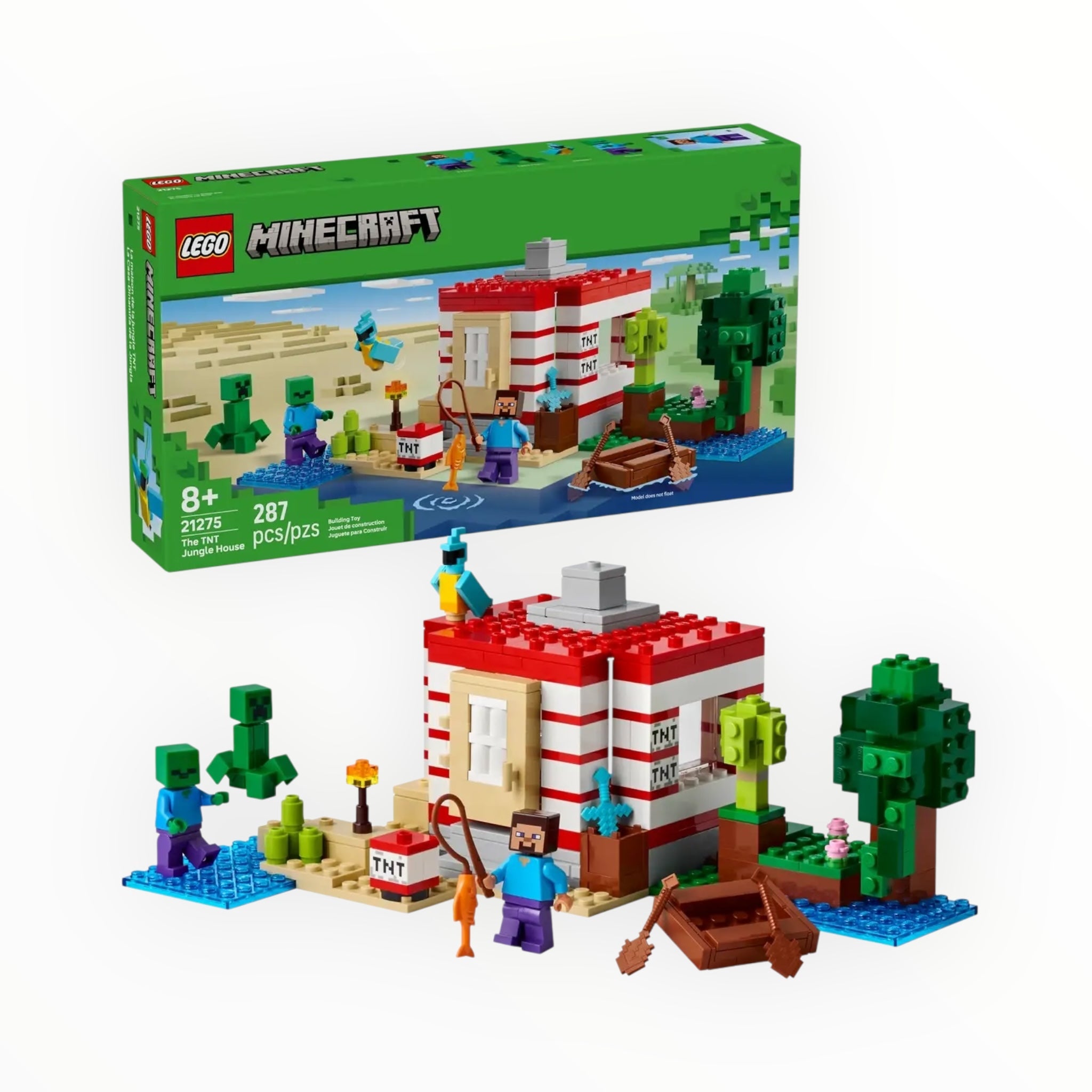 21275 Minecraft The TNT Jungle House