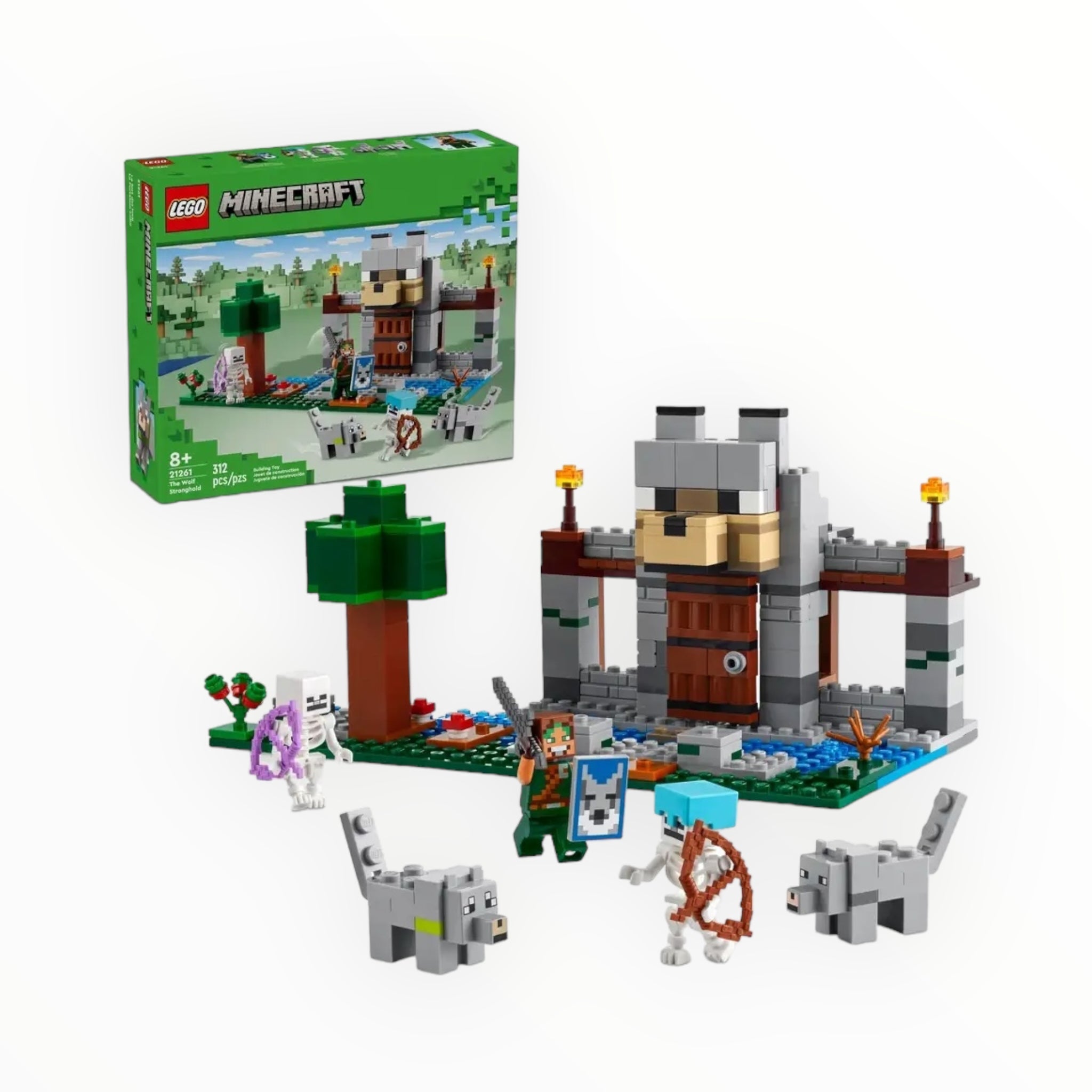 21261 Minecraft The Wolf Stronghold