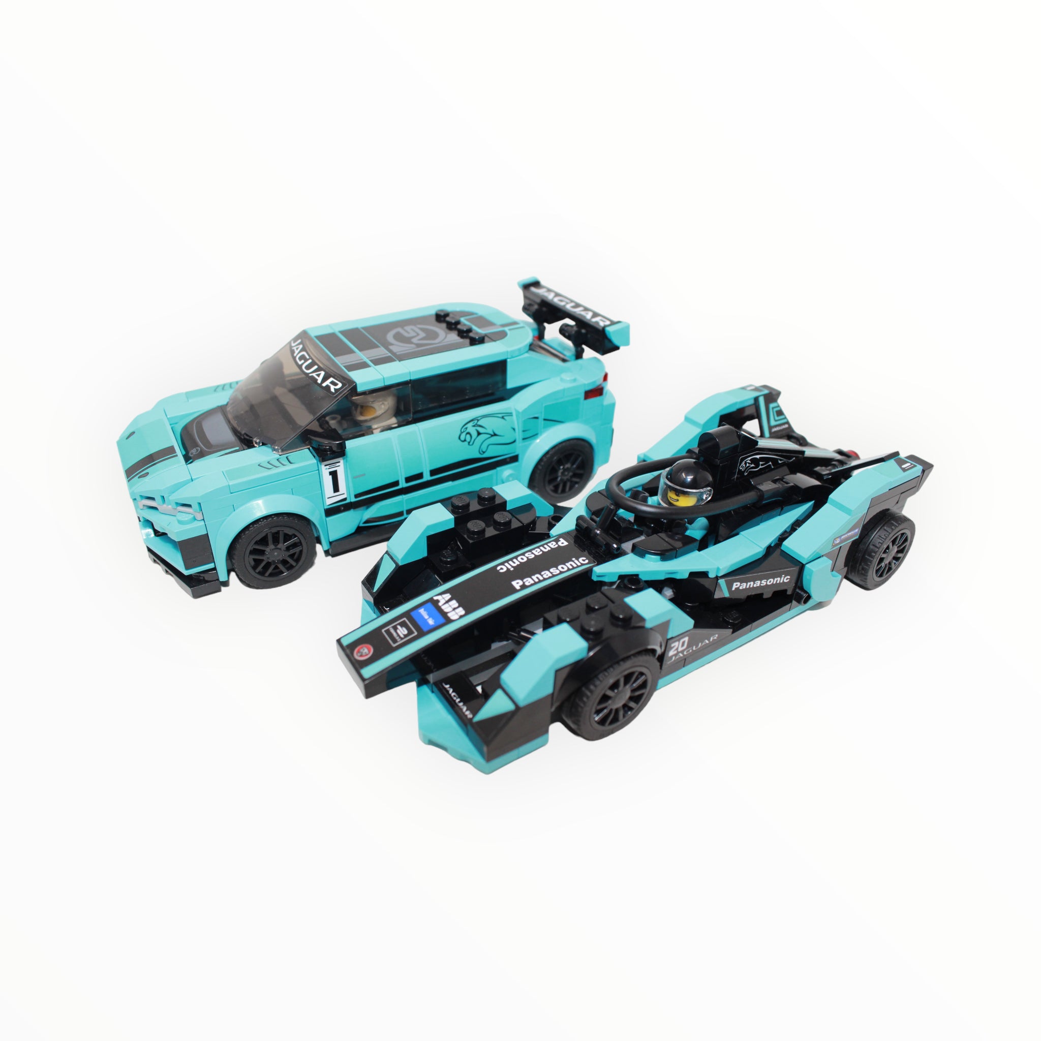 LEGO Speed Champions 76898 Formula E Panasonic Jaguar Racing GEN2 car &  Jaguar I-PACE eTROPHY