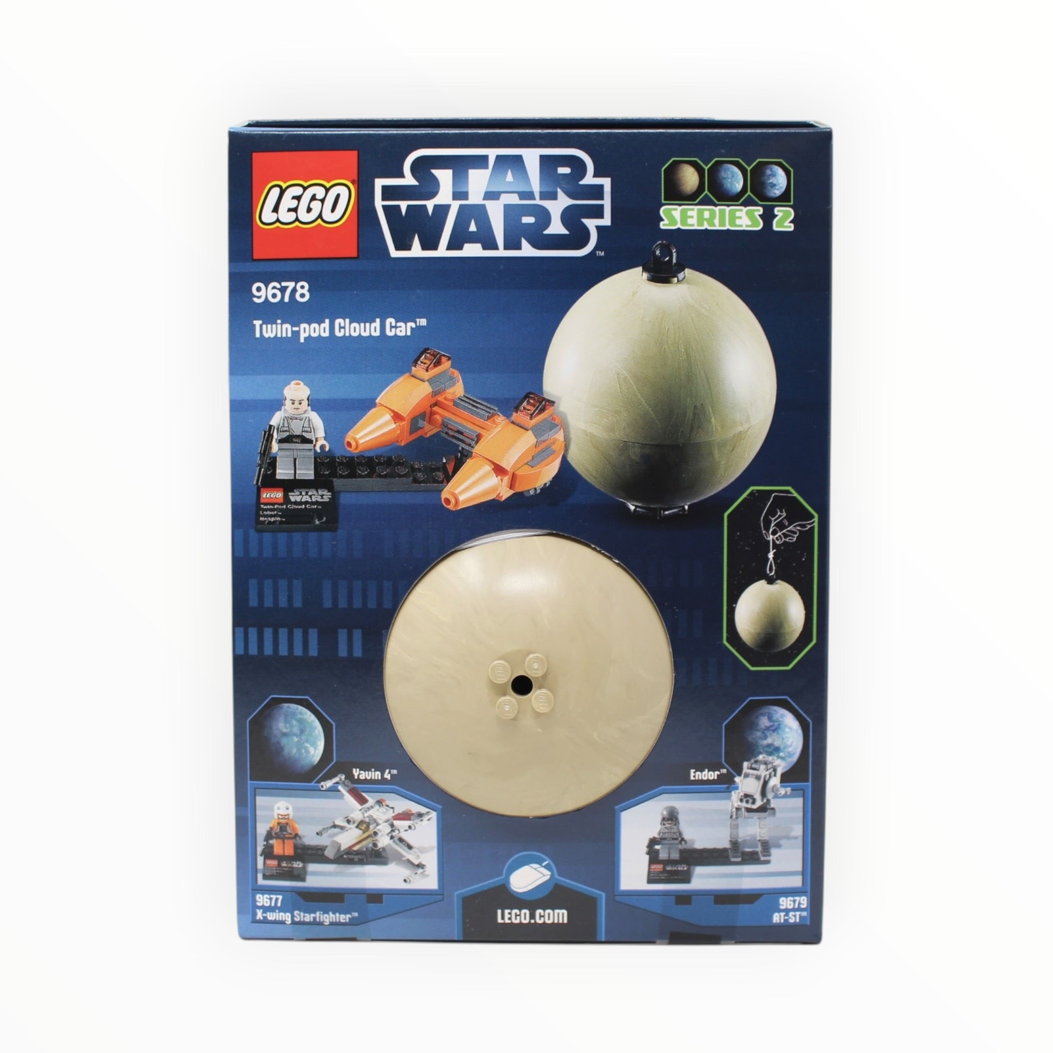 Retired Set 9678 Star Wars Twin-pod Cloud Car & Bespin