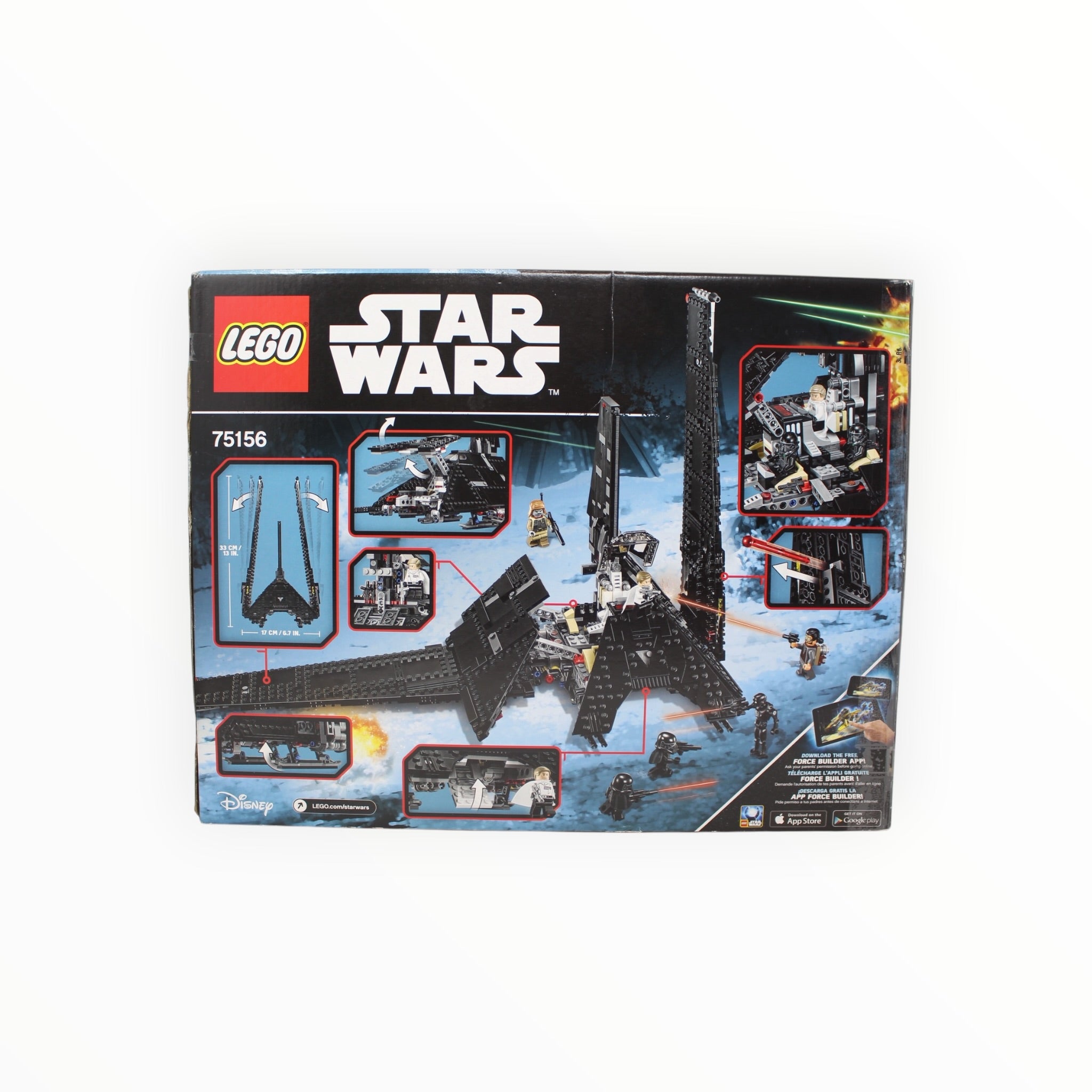Certified Used Set 75156 Star Wars Krennic's Imperial Shuttle