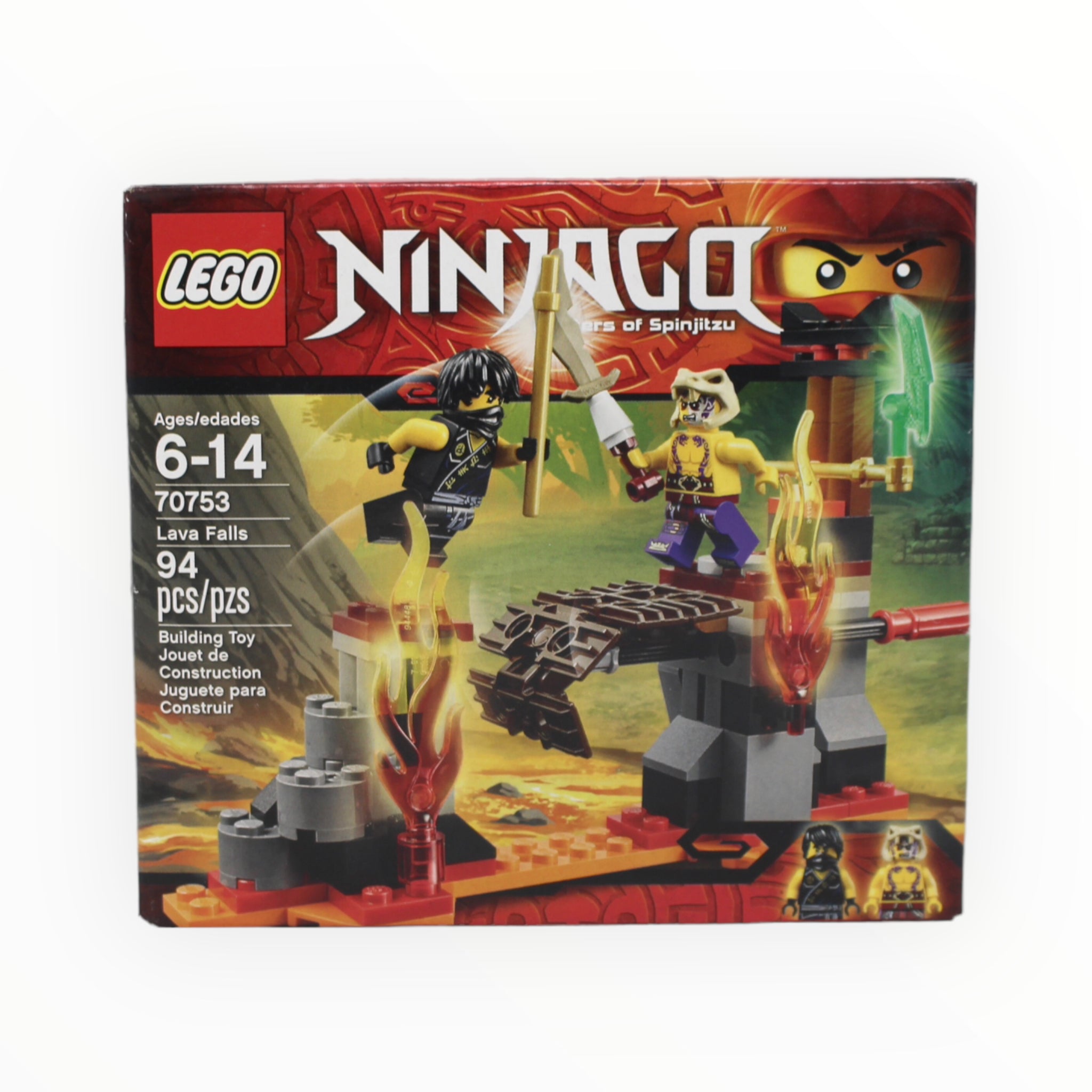 Retired Set 70753 Ninjago Lava Falls