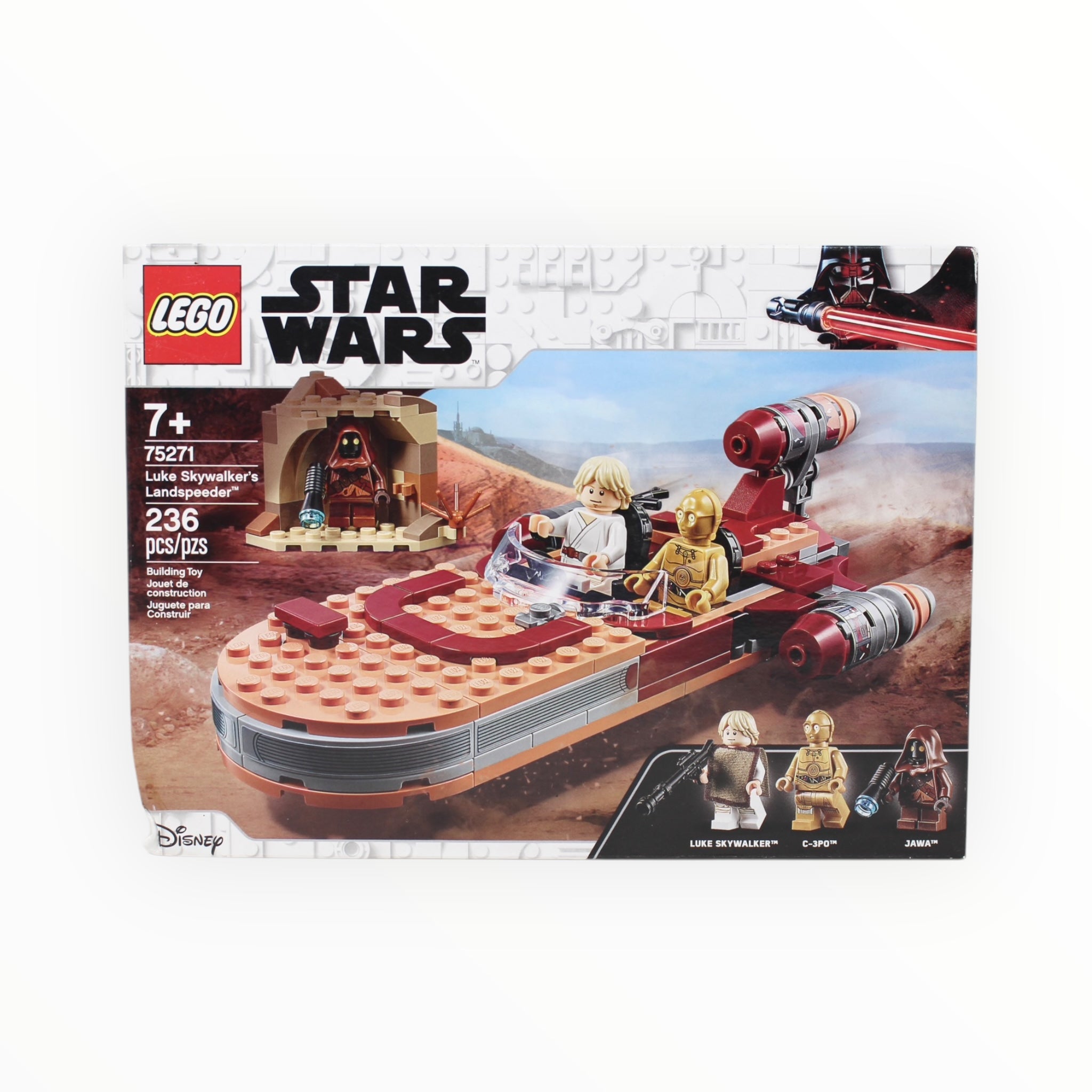Retired Set 75271 Star Wars Luke Skywalker’s Landspeeder (damaged box)