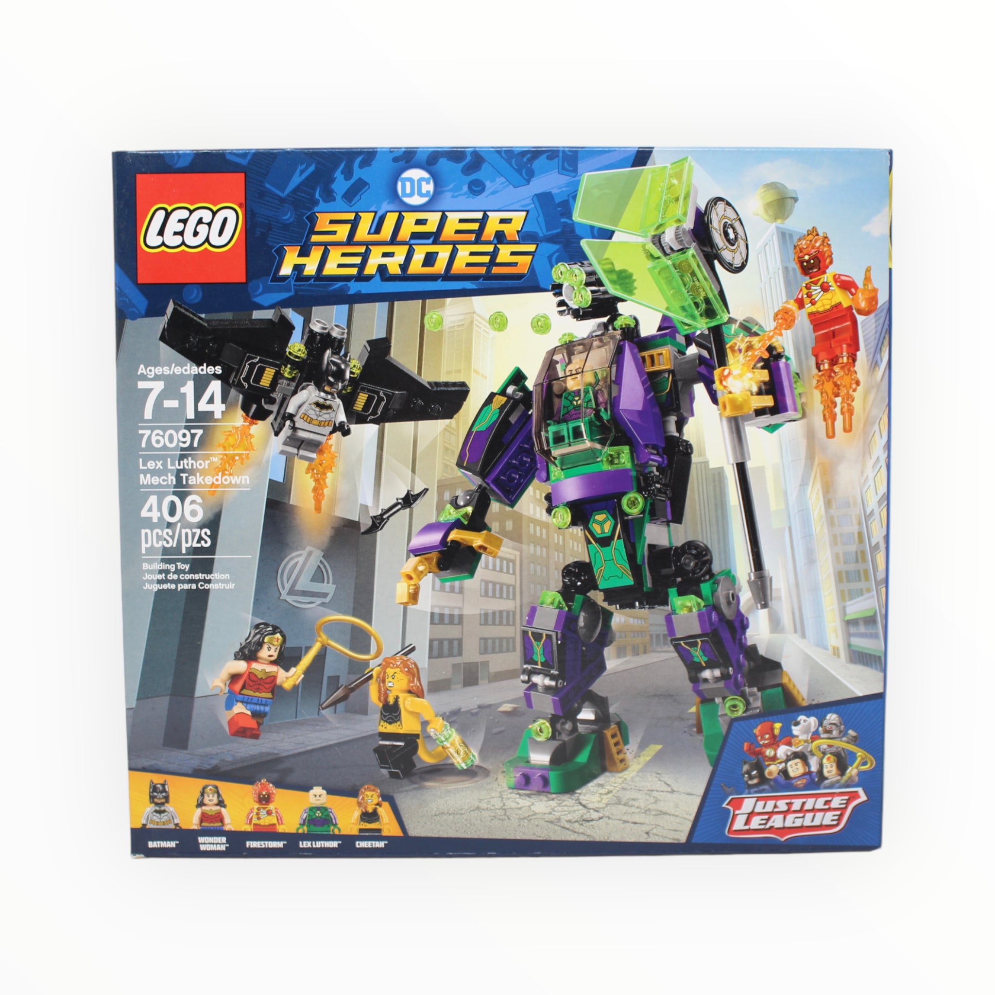 Retired Set 76097 DC Super Heroes Lex Luthor Mech Takedown