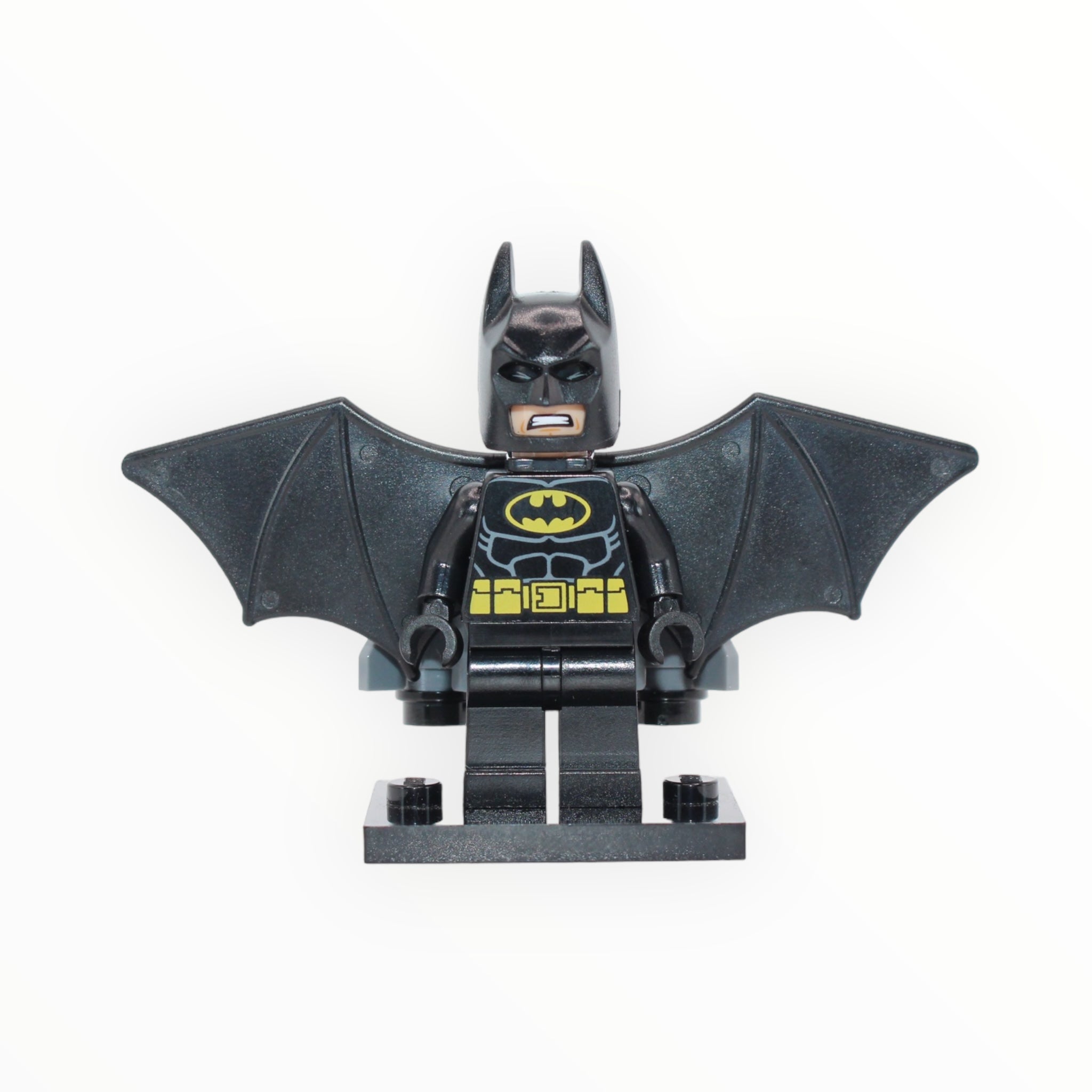 Batman (The LEGO Batman Movie, black wings with jet pack, clenched teeth / smile)