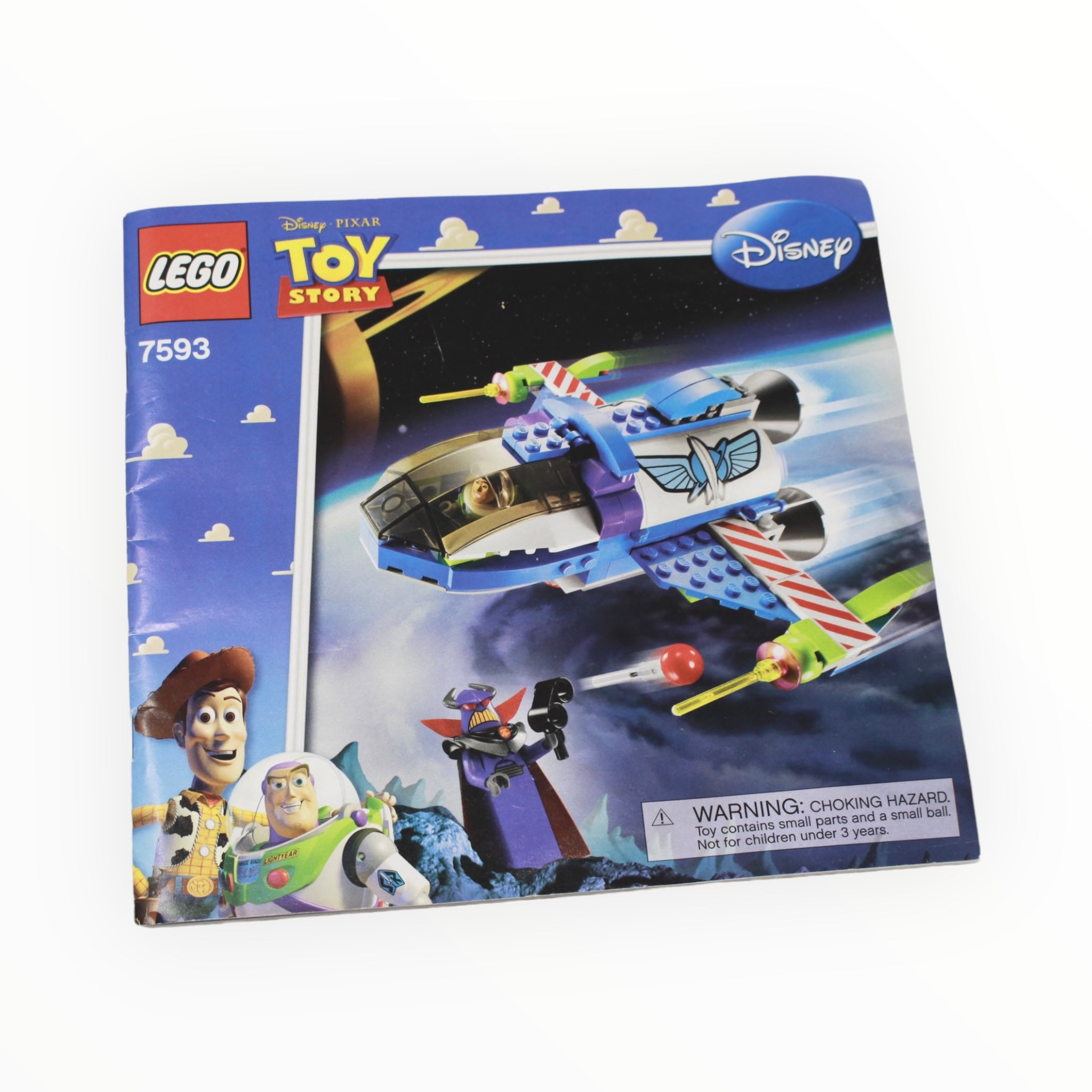 Used Set 7593 Toy Story Buzz's Star Command Spaceship