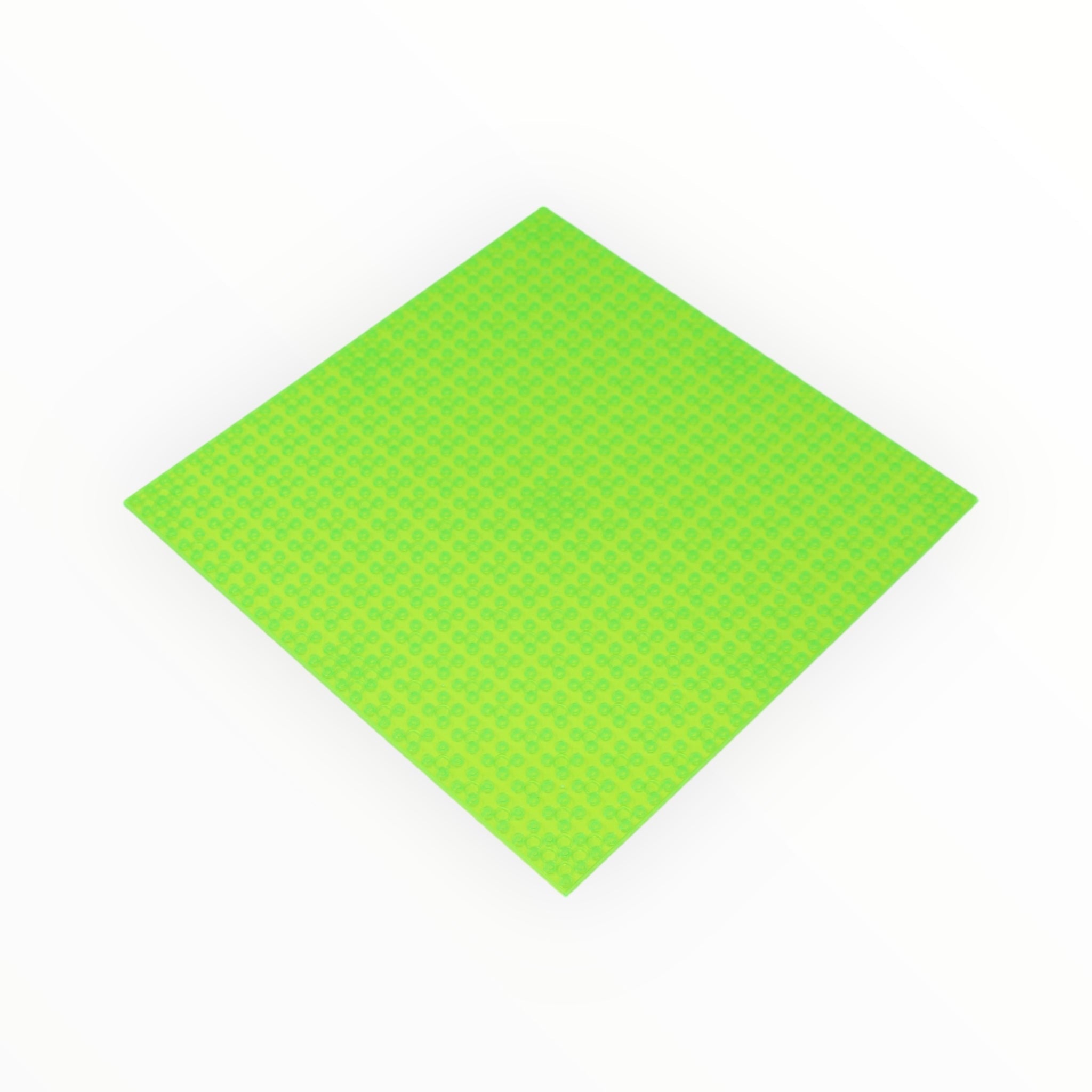 Transparent Green LEGO® Compatible Baseplates 10x10