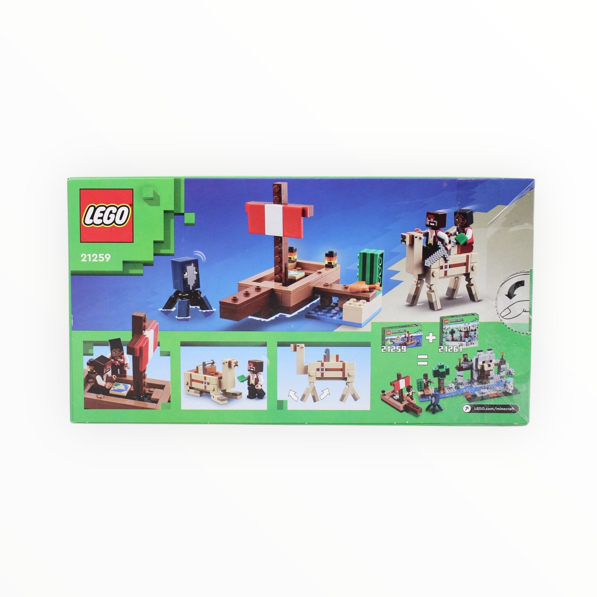 Certified Used Set 21259 Minecraft The Pirate Ship Voyage