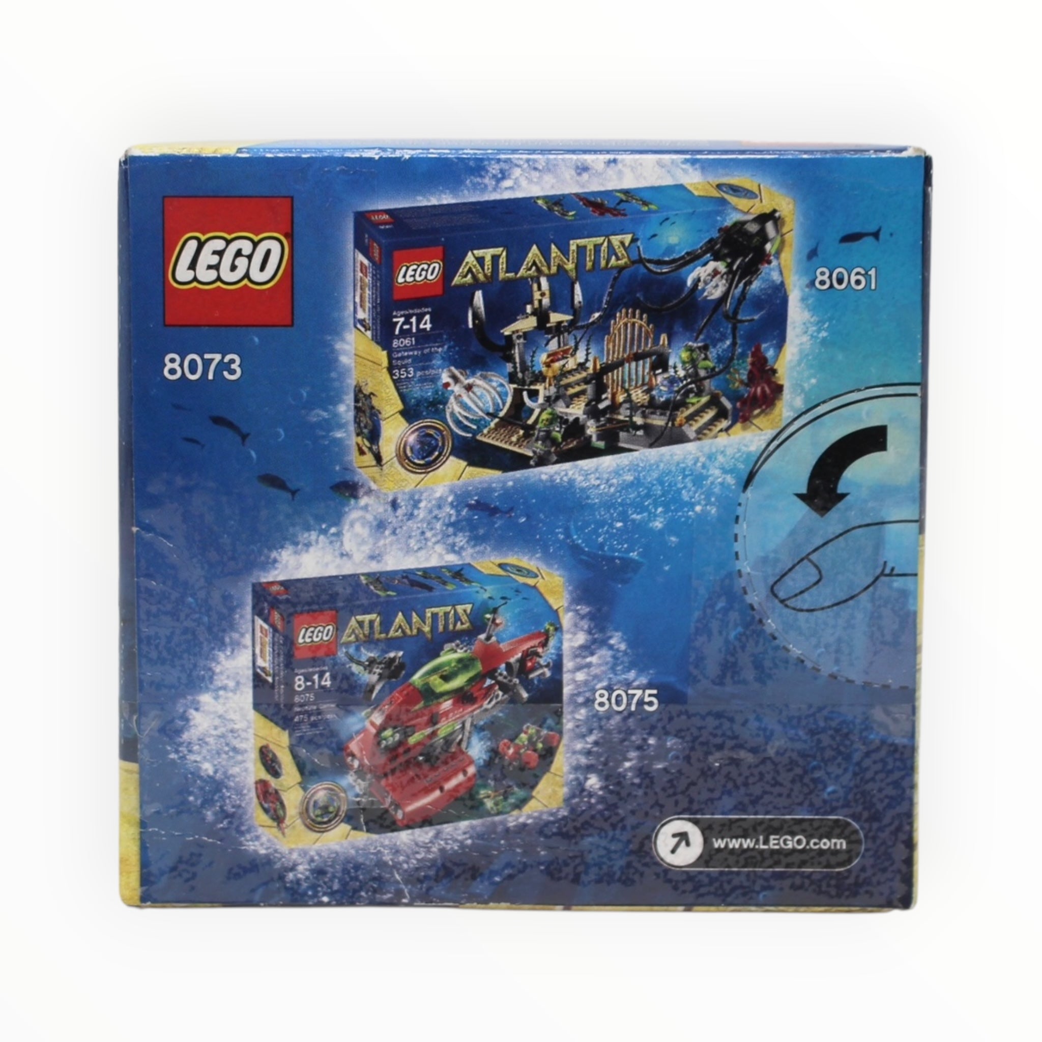 Certified Used Set 8073 Atlantis Manta Warrior