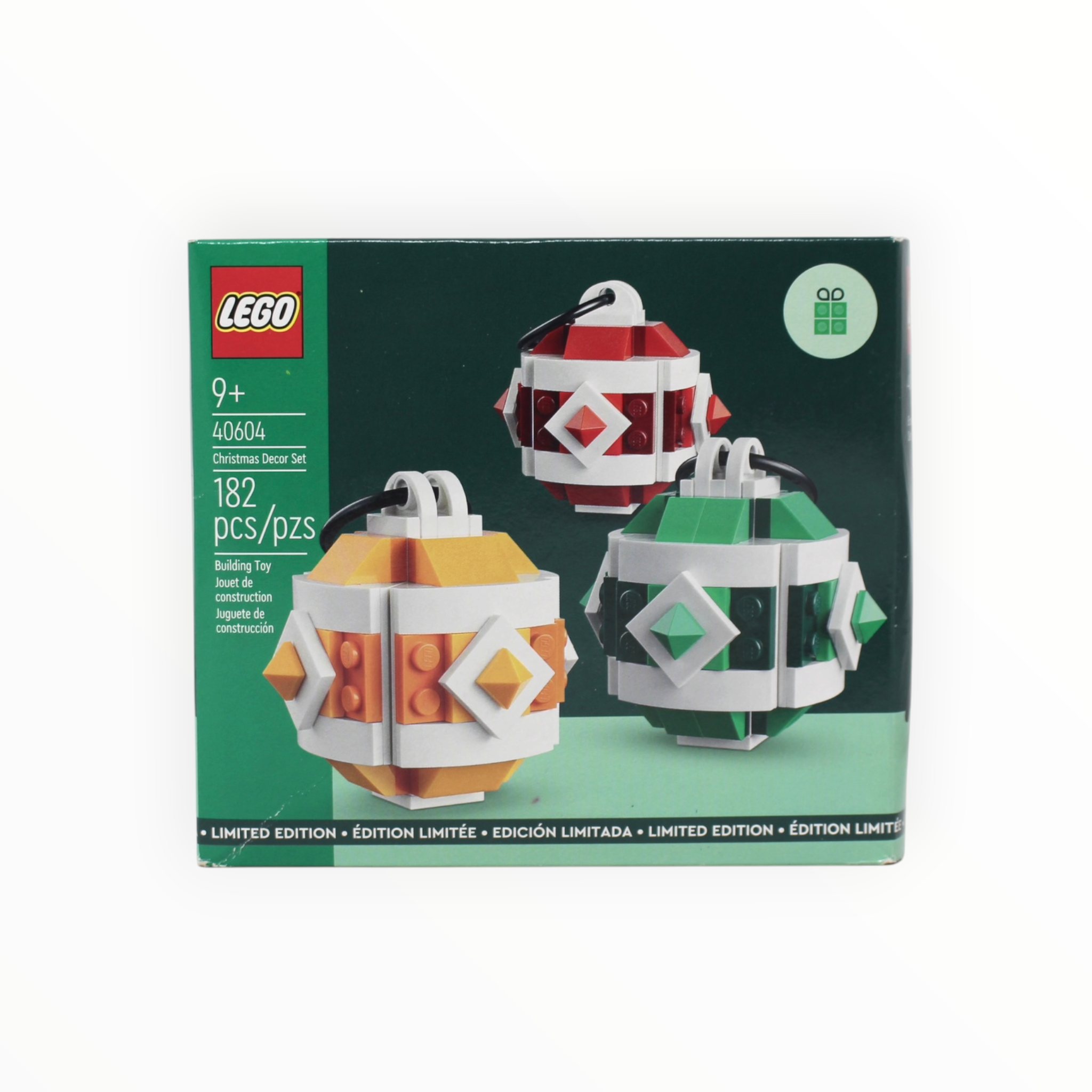 Retired Set 40604 LEGO Christmas Decor Set (slight box damage)