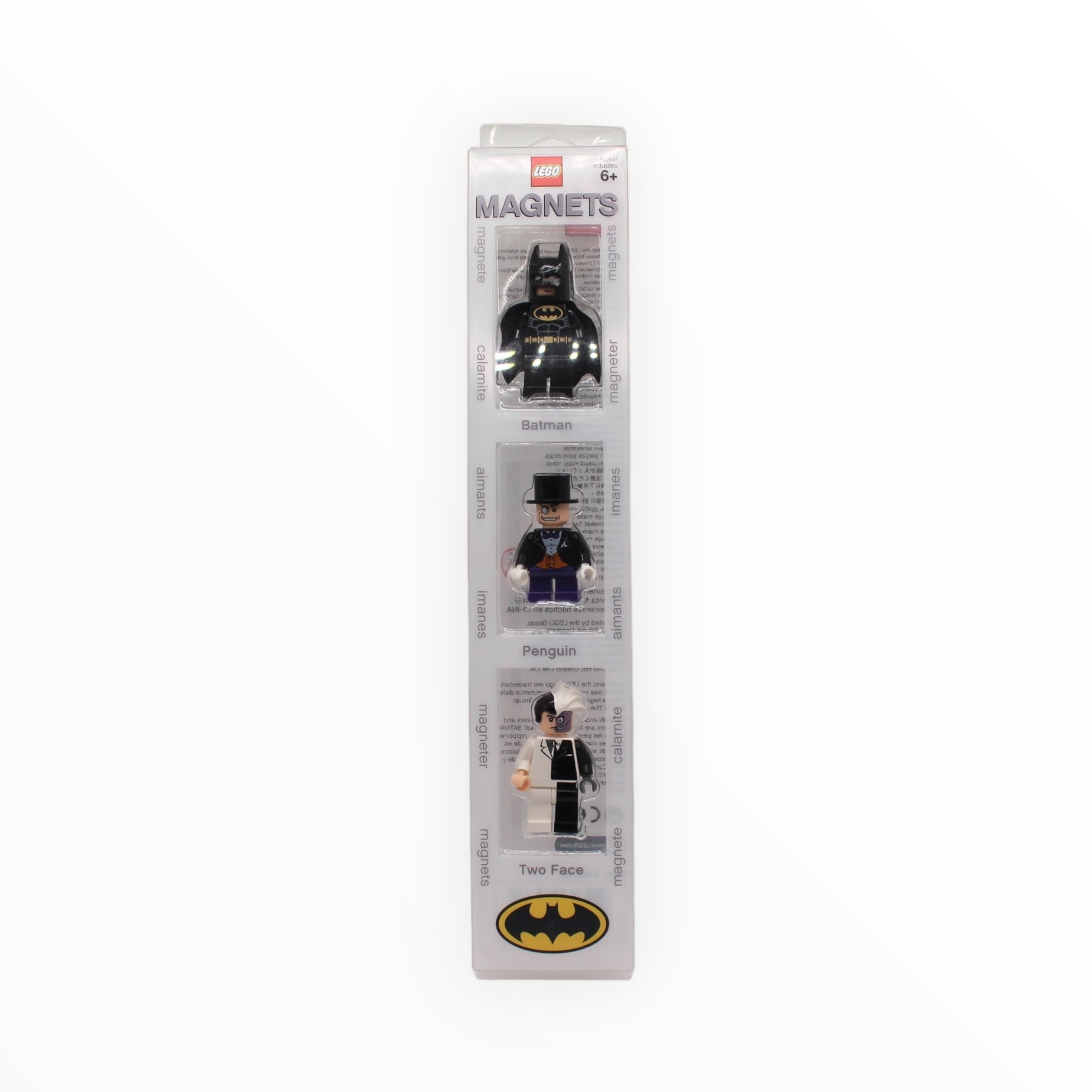 Retired Set 4493780 LEGO Batman Magnet Set - Batman, Penguin, and Two-Face Blister Pack