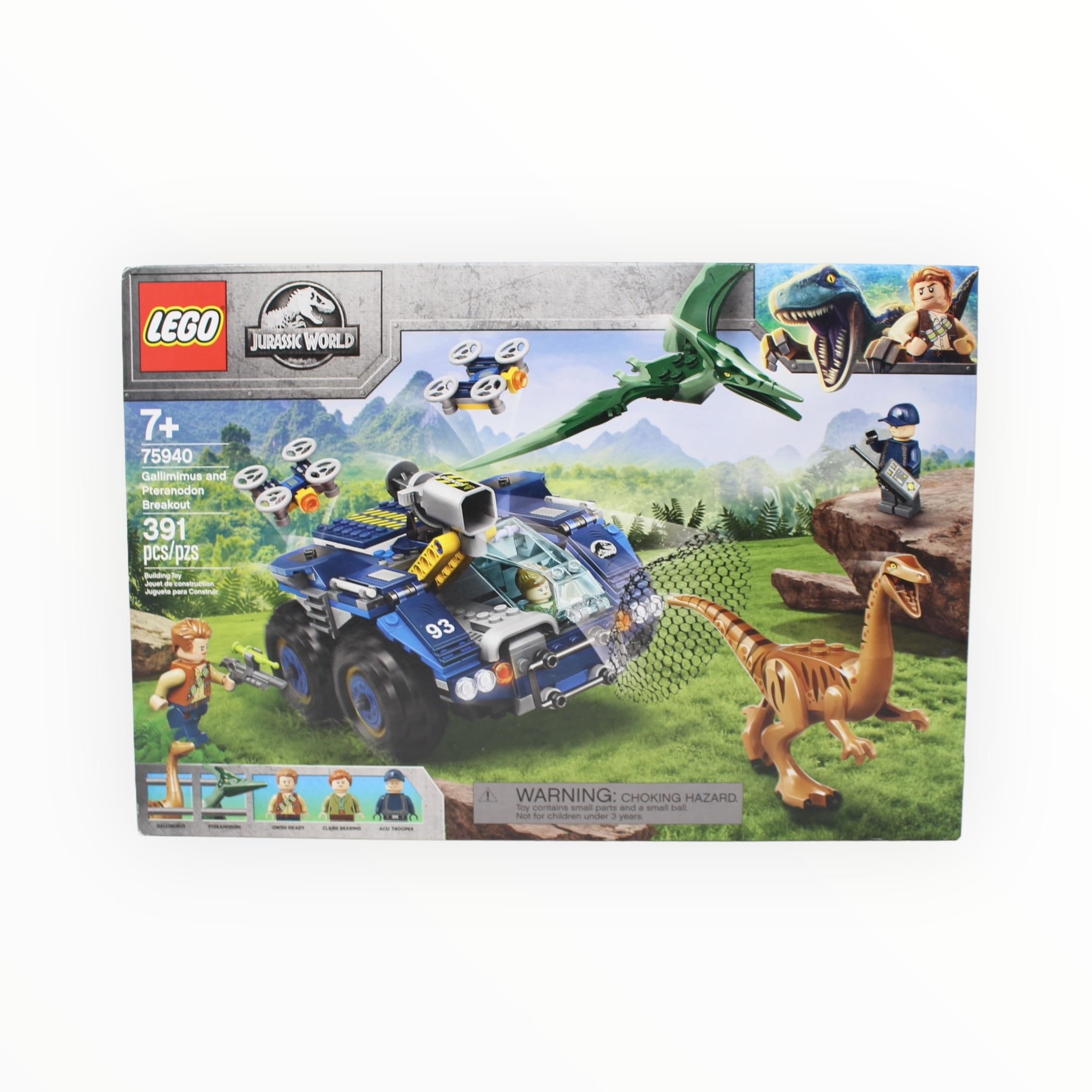 Retired Set 75940 Jurassic World Gallimimus and Pteranodon Breakout