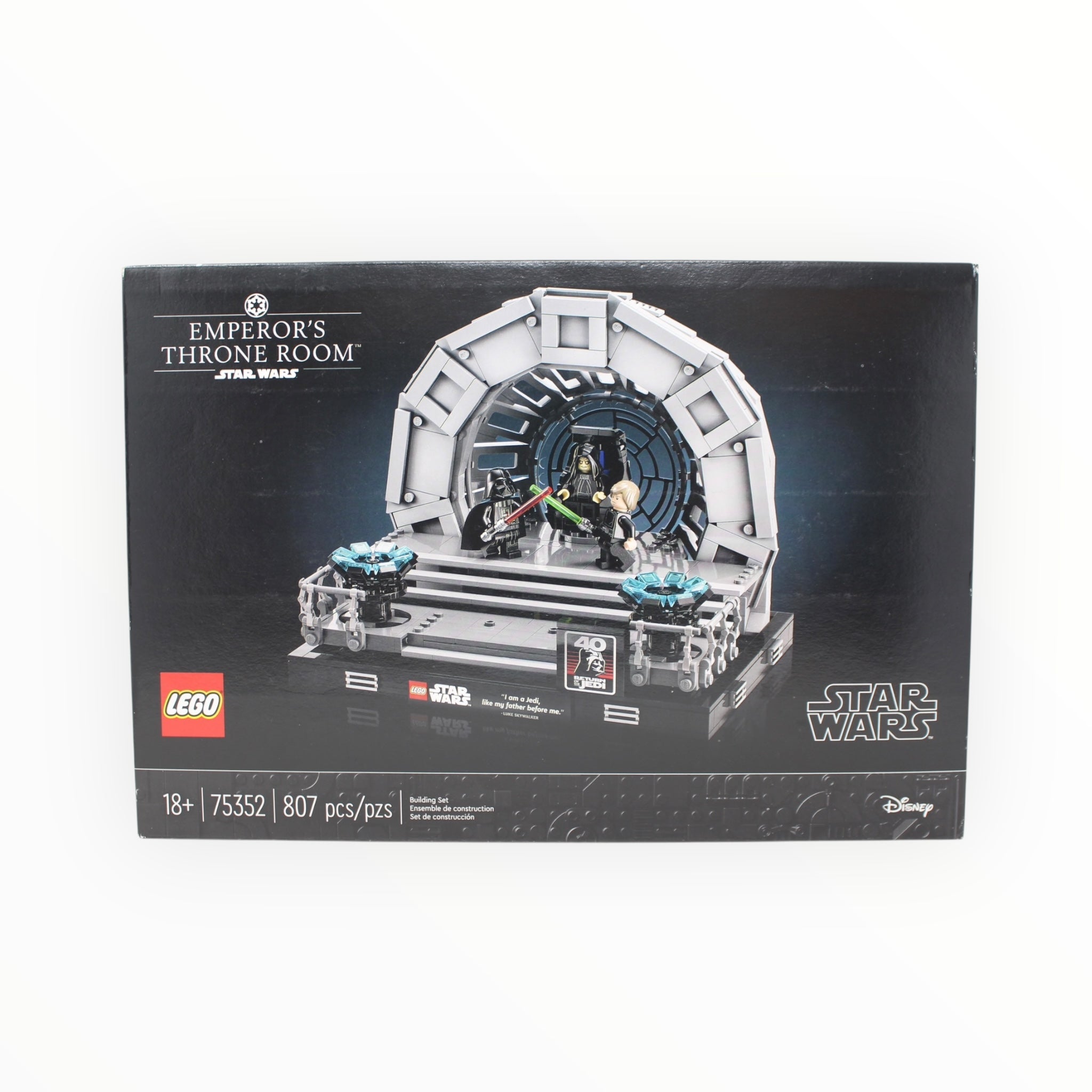 Retired Set 75352 Star Wars Emperor’s Throne Room Diorama