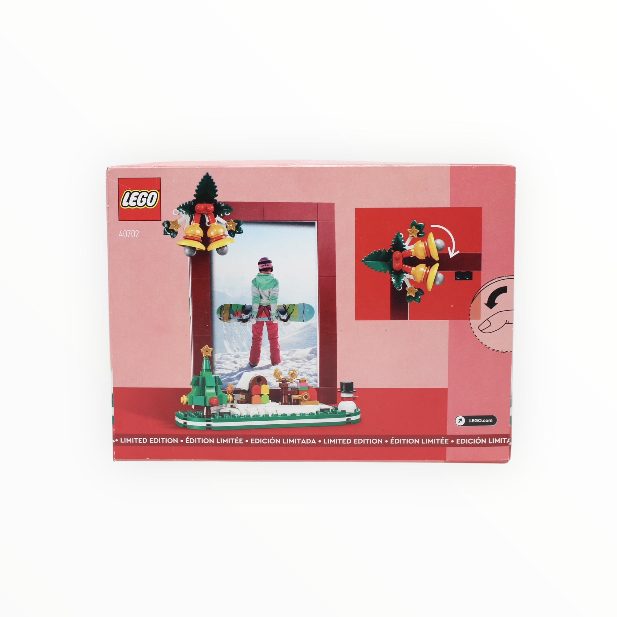 Retired Set 40702 LEGO Christmas Picture Frame (some box damage)