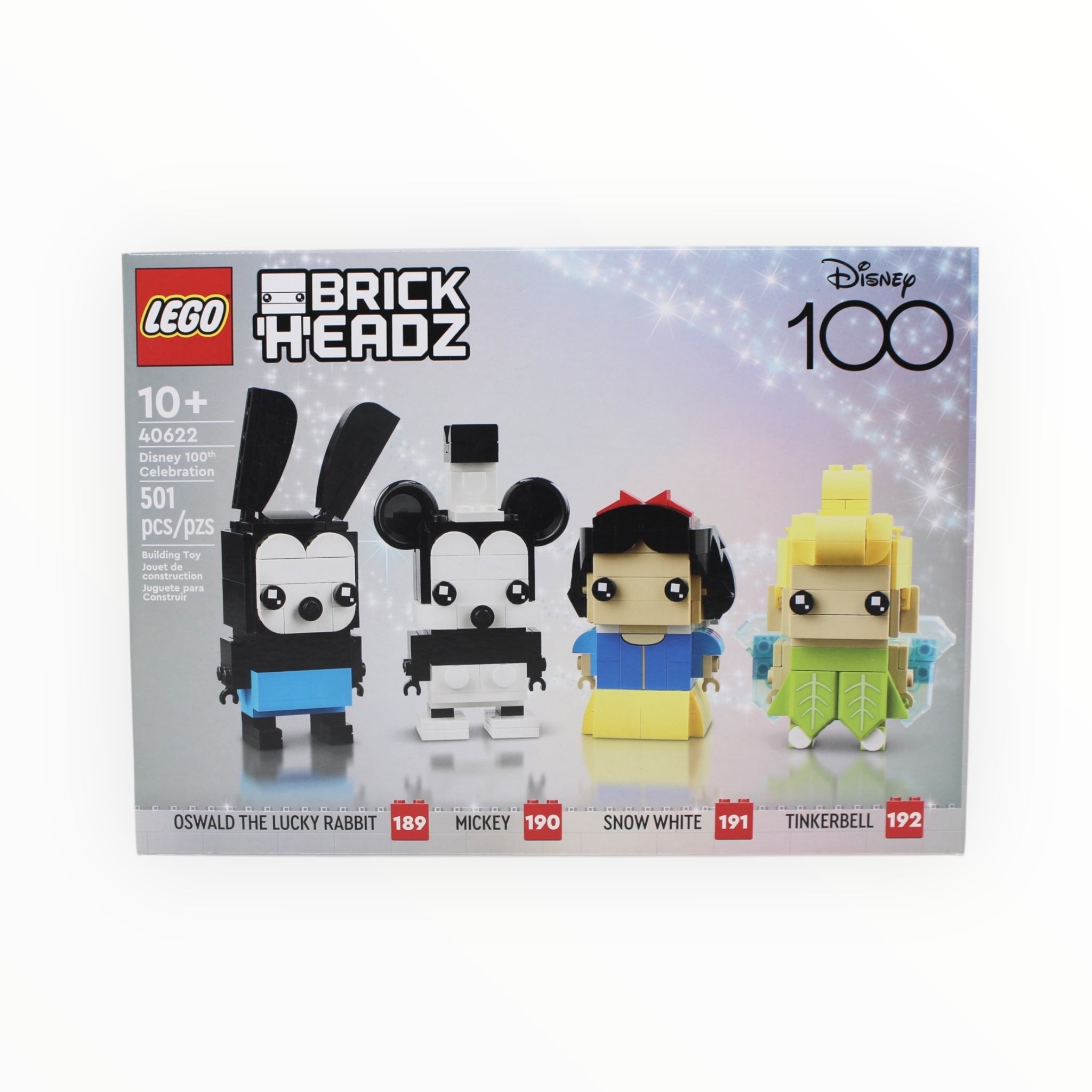 Retired Set 40622 Disney BrickHeadz 100th Celebration
