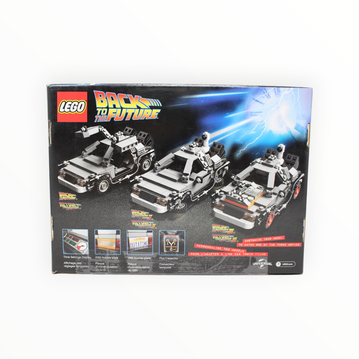Certified Used Set 21103 LEGO CUUSOO The DeLorean Time Machine (1st Edition with misprint)
