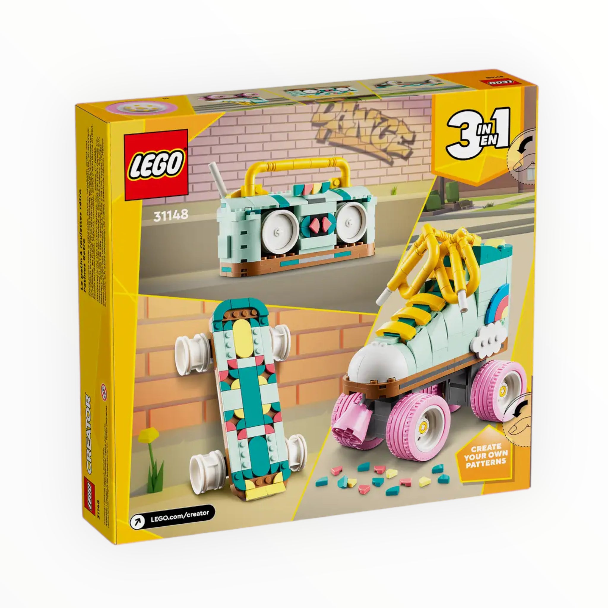 31148 Creator Retro Roller Skate