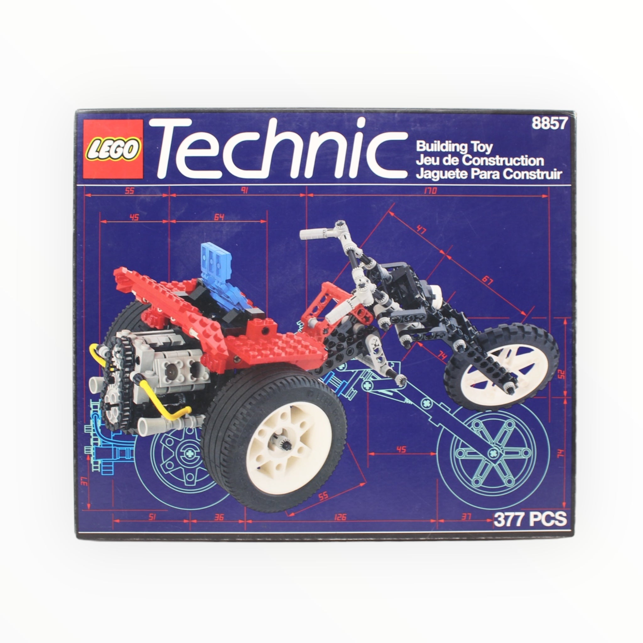 Certified Used Set 8857 Technic Street Chopper