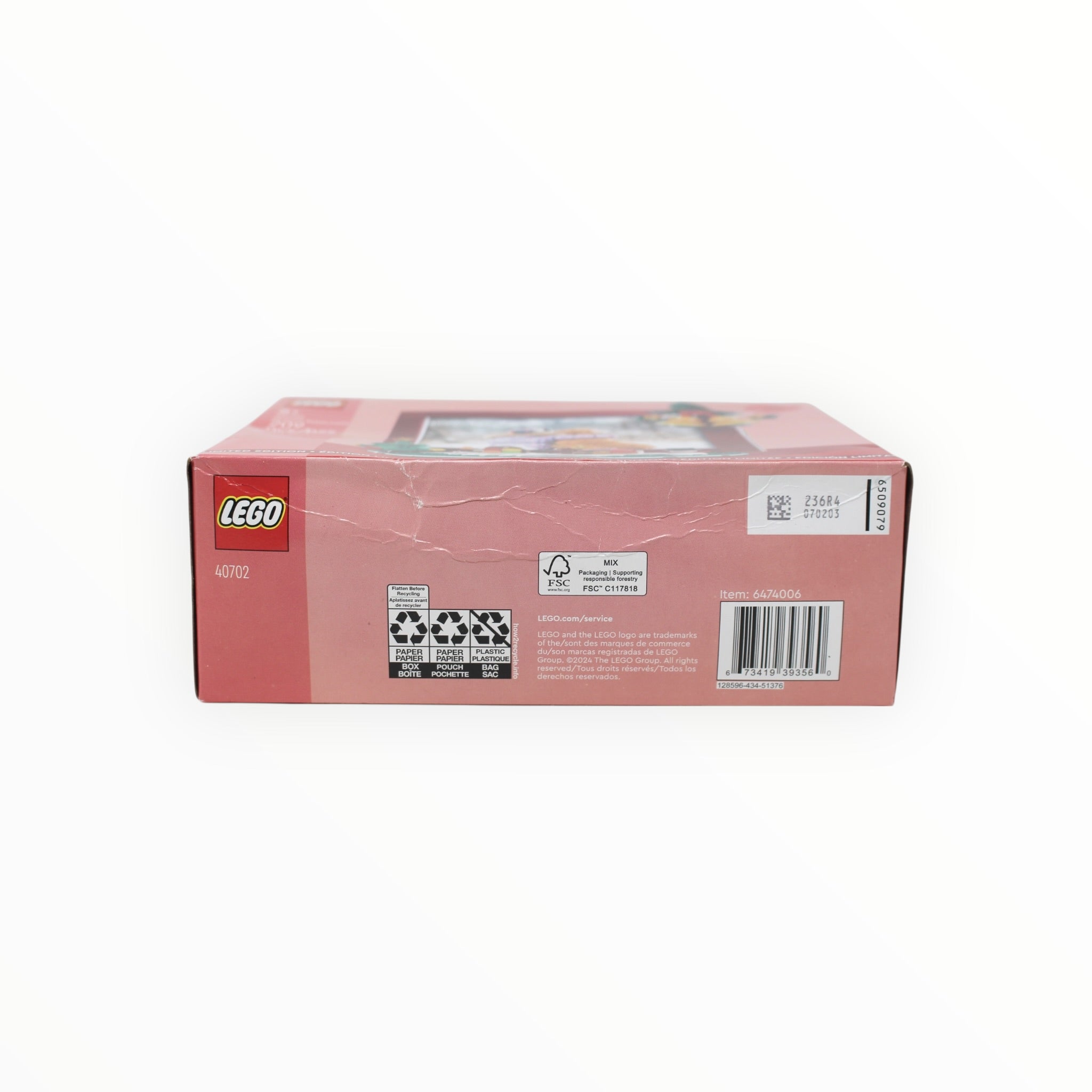 Retired Set 40702 LEGO Christmas Picture Frame (some box damage)