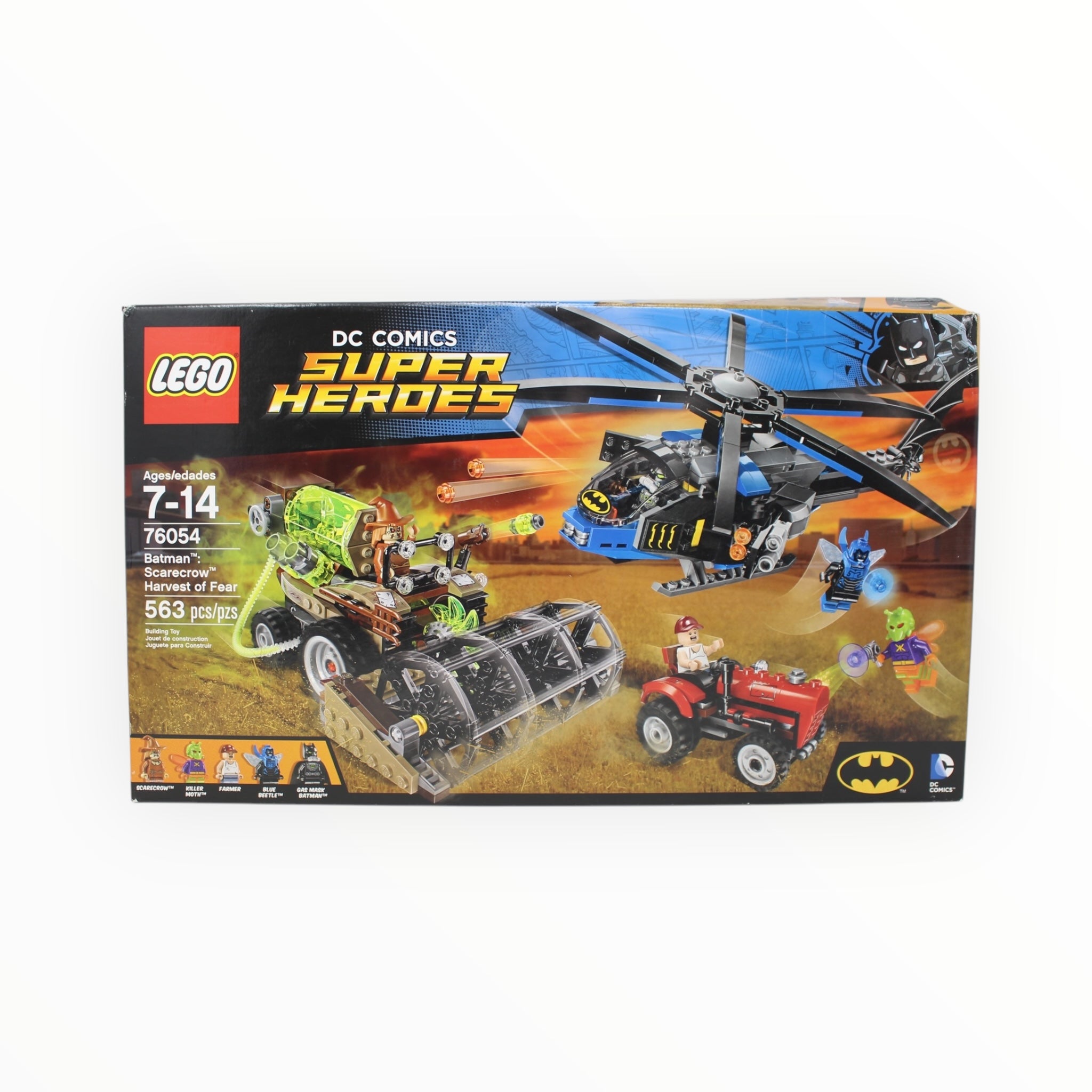 Retired Set 76054 DC Super Heroes Batman: Scarecrow Harvest of Fear (damaged box)