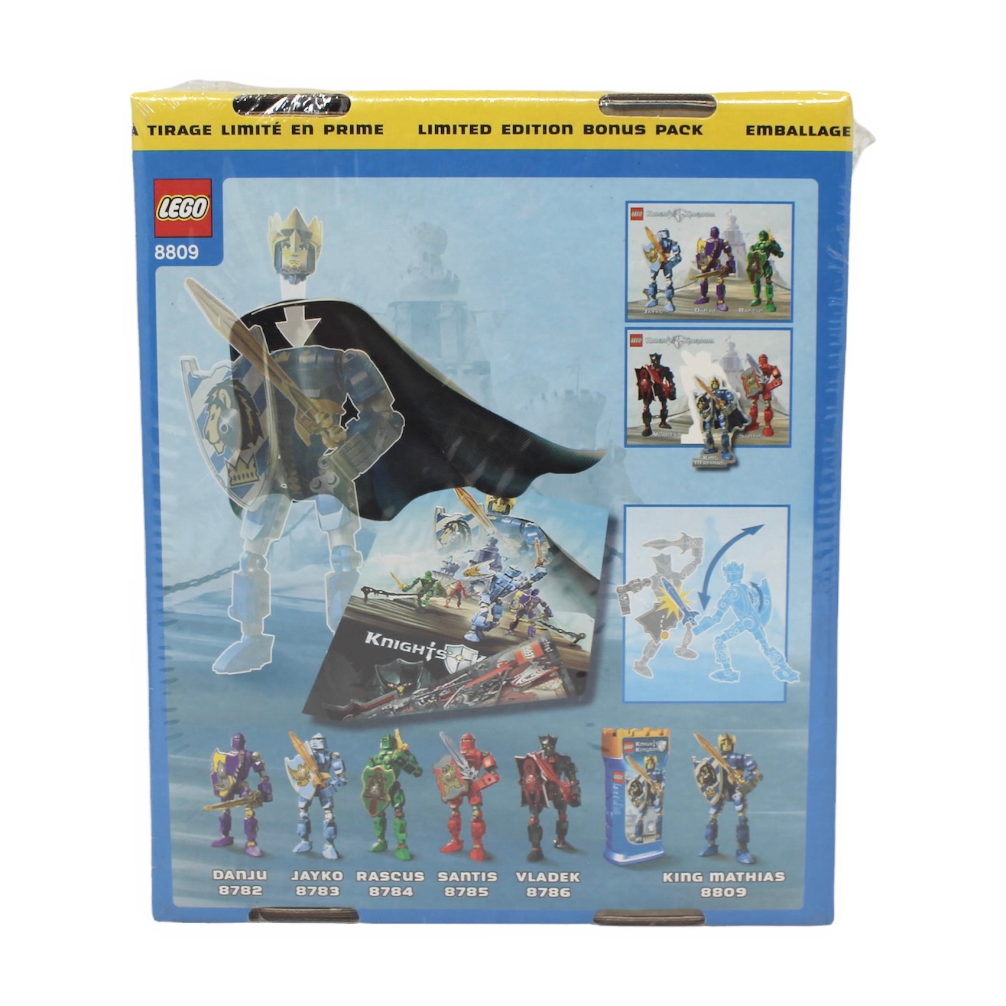 Retired Set 8809 Knights’ Kingdom King Mathias Limited Edition Bonus Pack