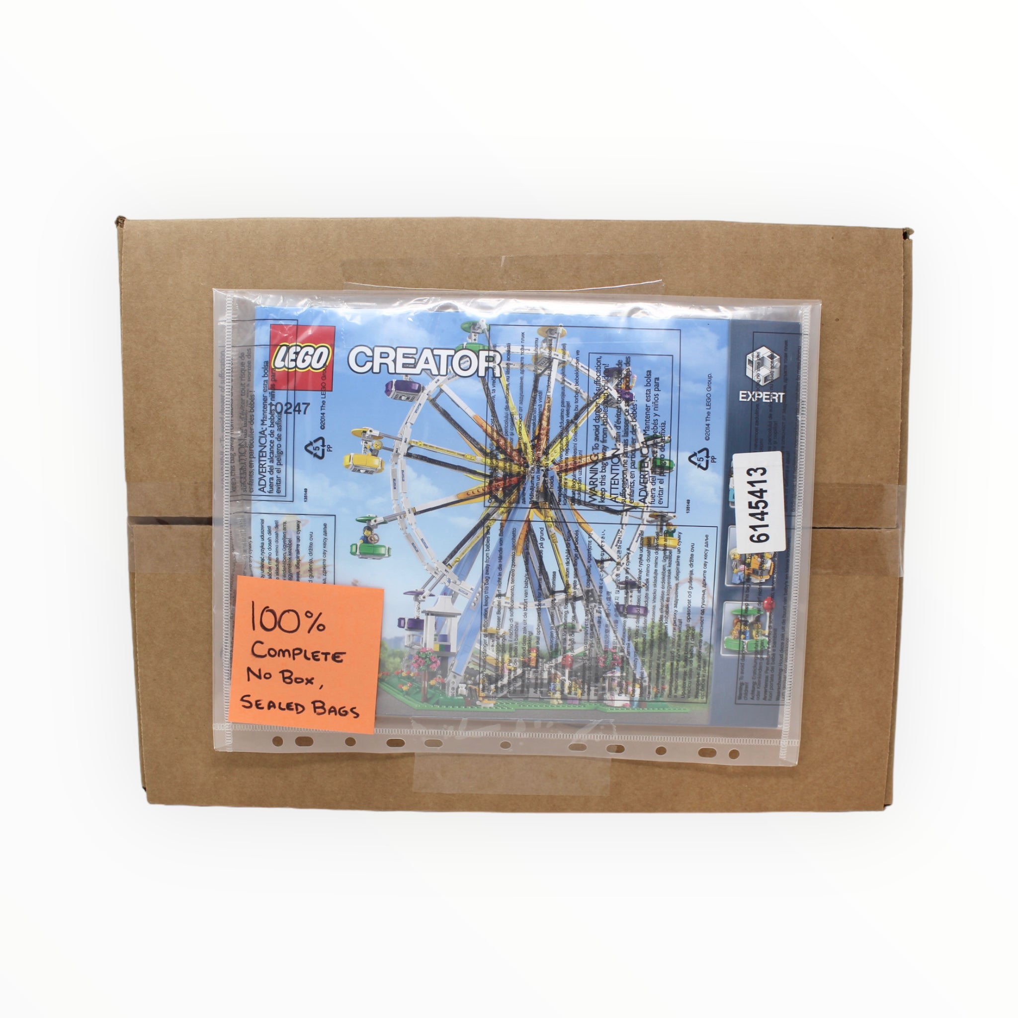 Certified Used Set 10247 Creator Ferris Wheel (no box, sealed bags)
