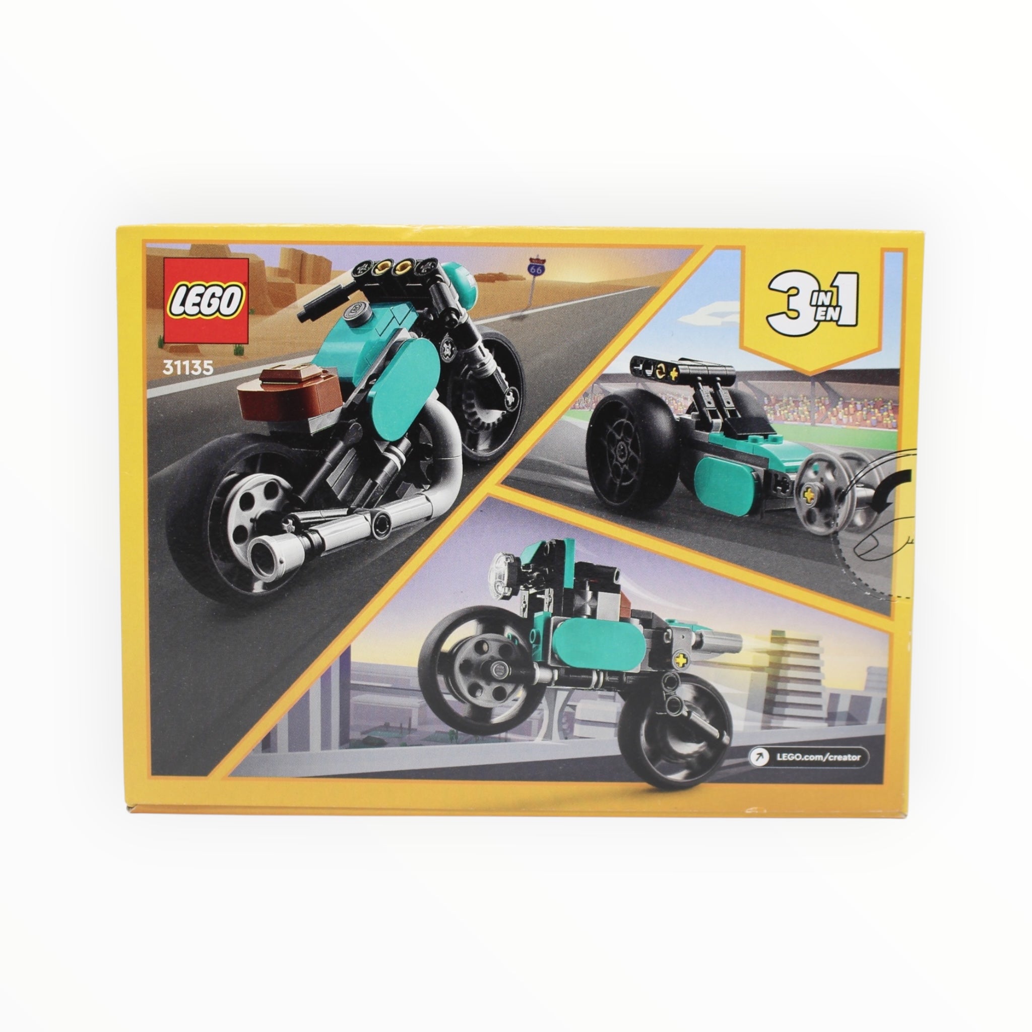 Retired Set 31135 Creator Vintage Motorcycle