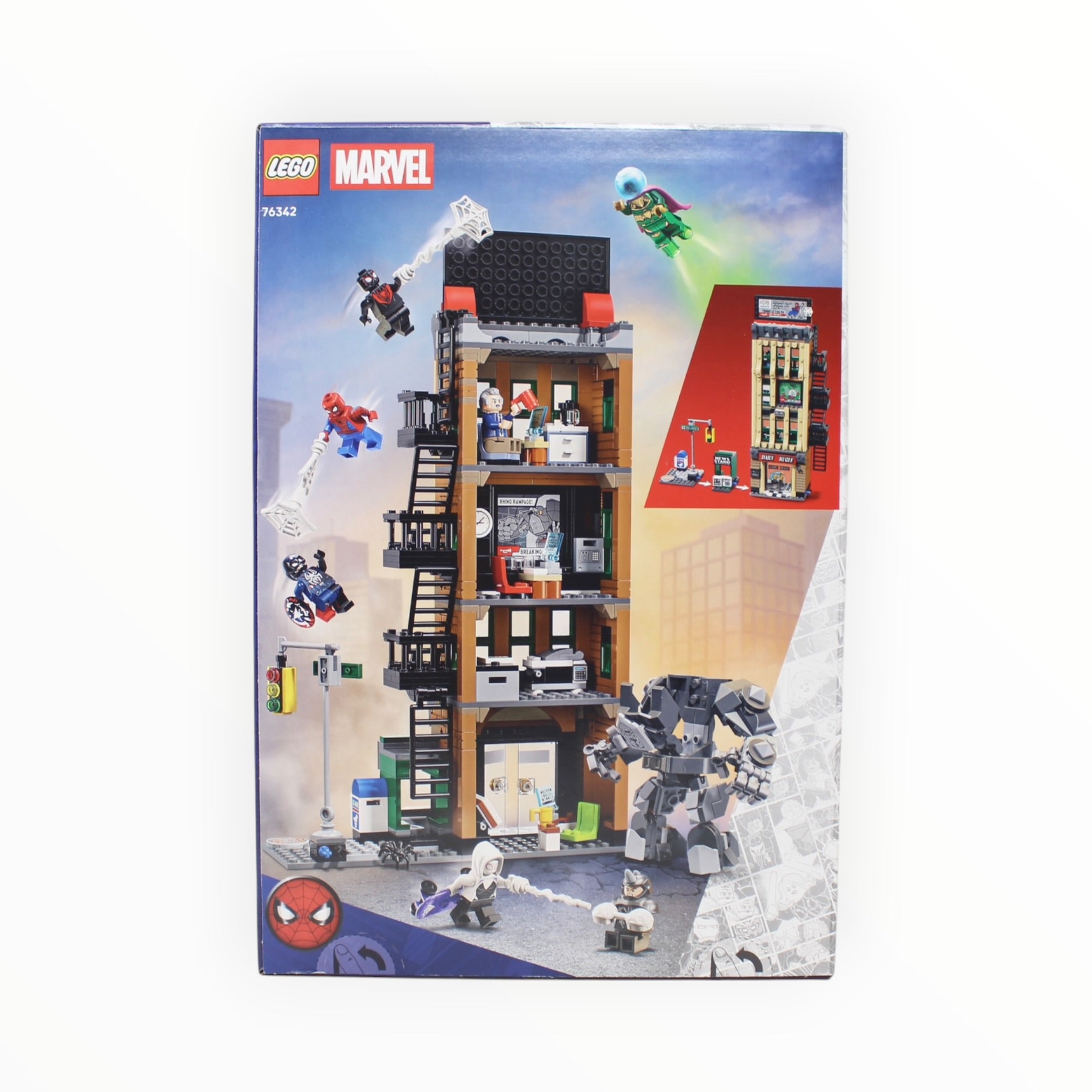 76342 Marvel Spider-Man vs. Mysterio: The Daily Bugle (damaged box)