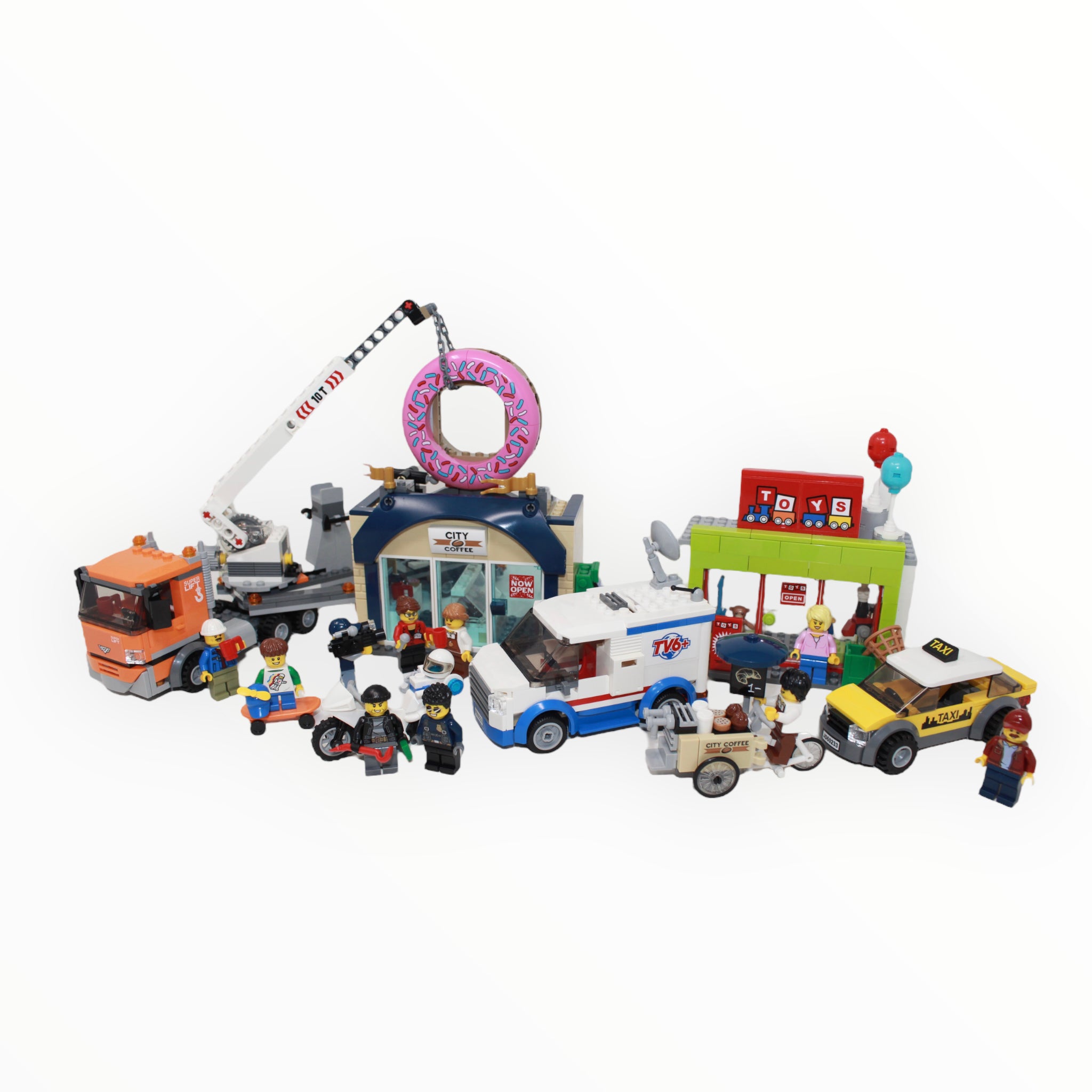 Used Set 60233 City Donut shop opening