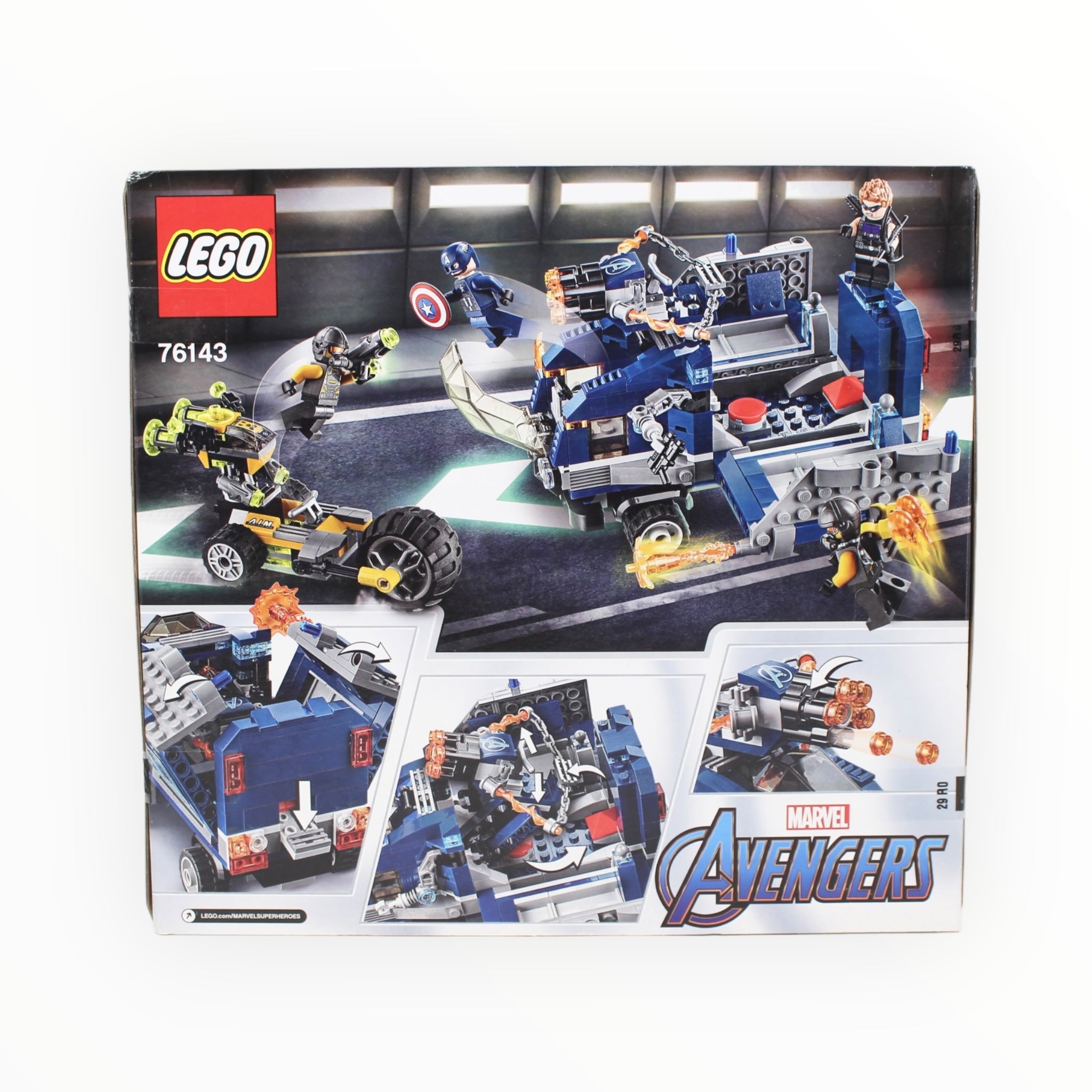 Retired Set 76143 Marvel Avengers Truck Take-down